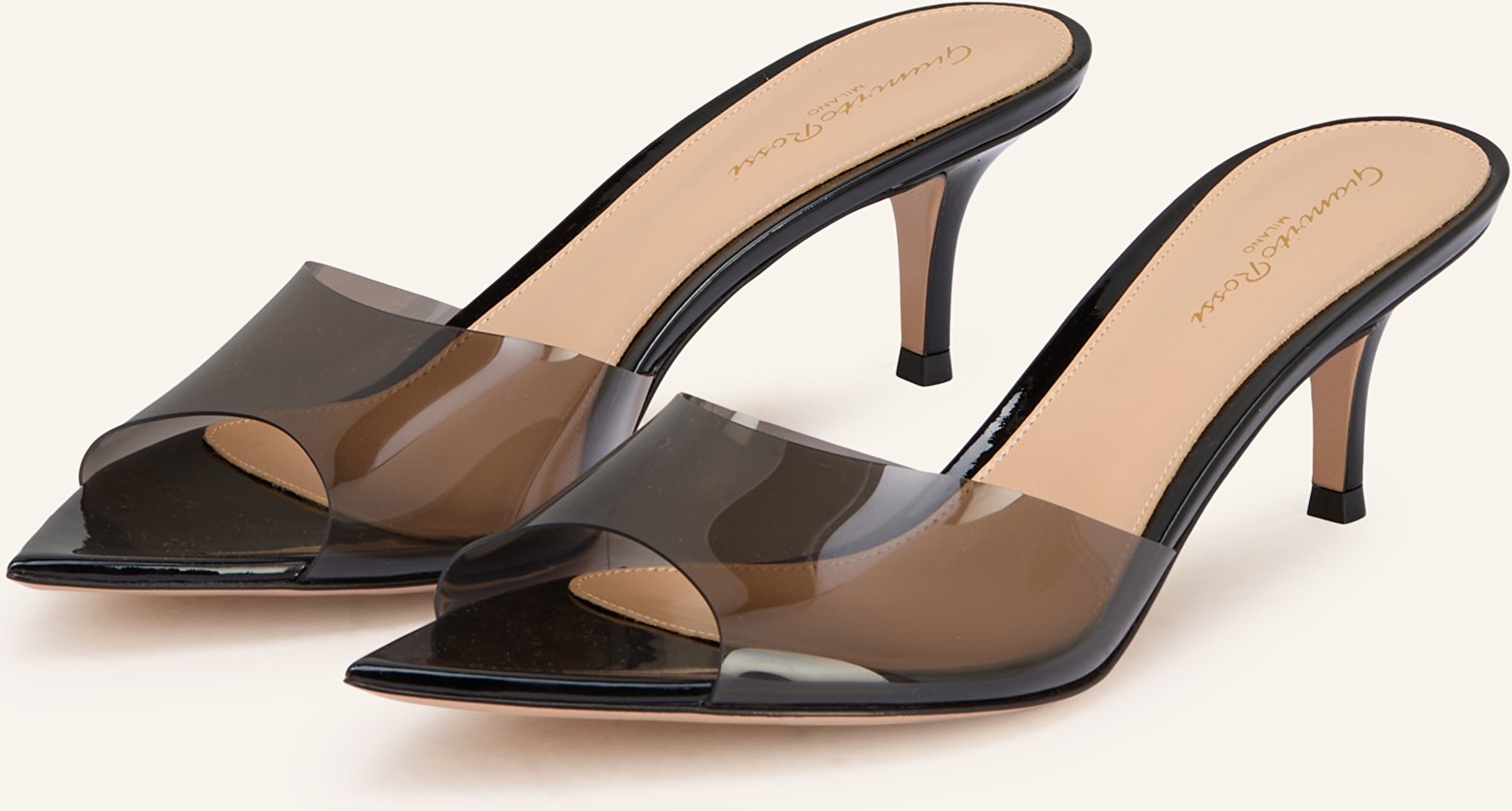 Gianvito Rossi Mules Elle 55 schwarz