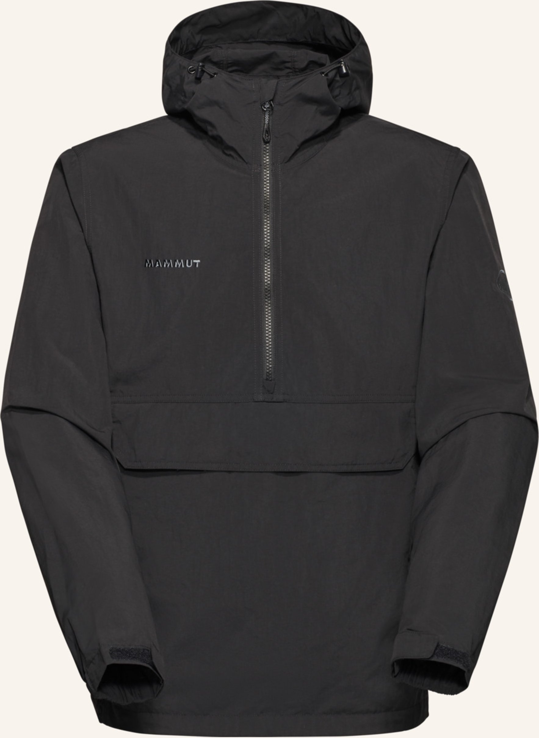 Mammut Windbreaker Hiking Hooded Anorak schwarz