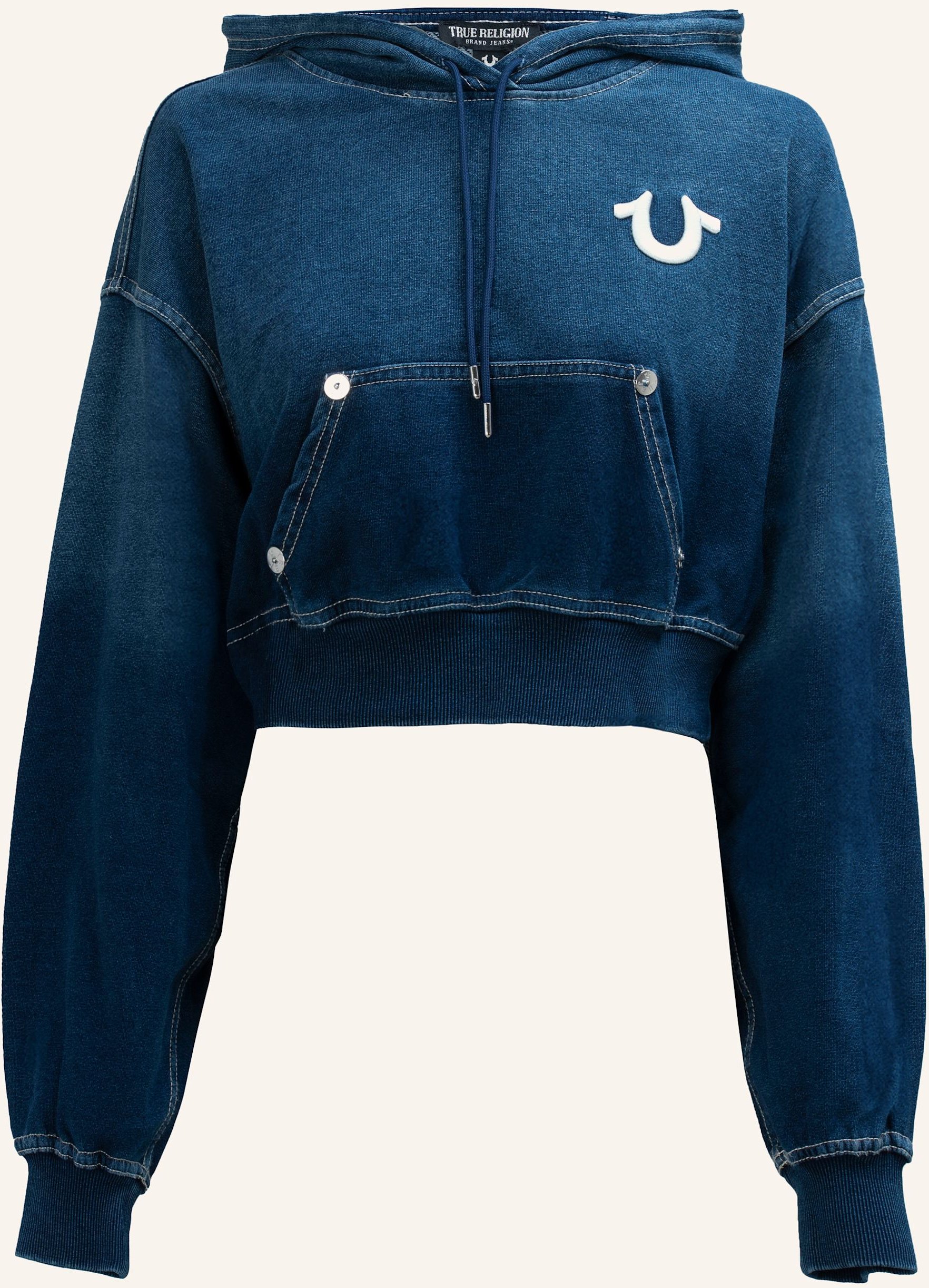 True Religion Hoodie blau