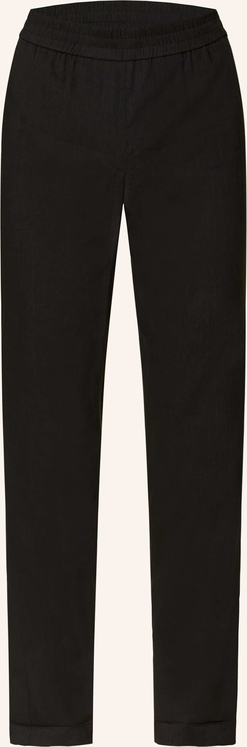 Thumbnail - Marc Cain Hose Rhodos Mit Leinen schwarz