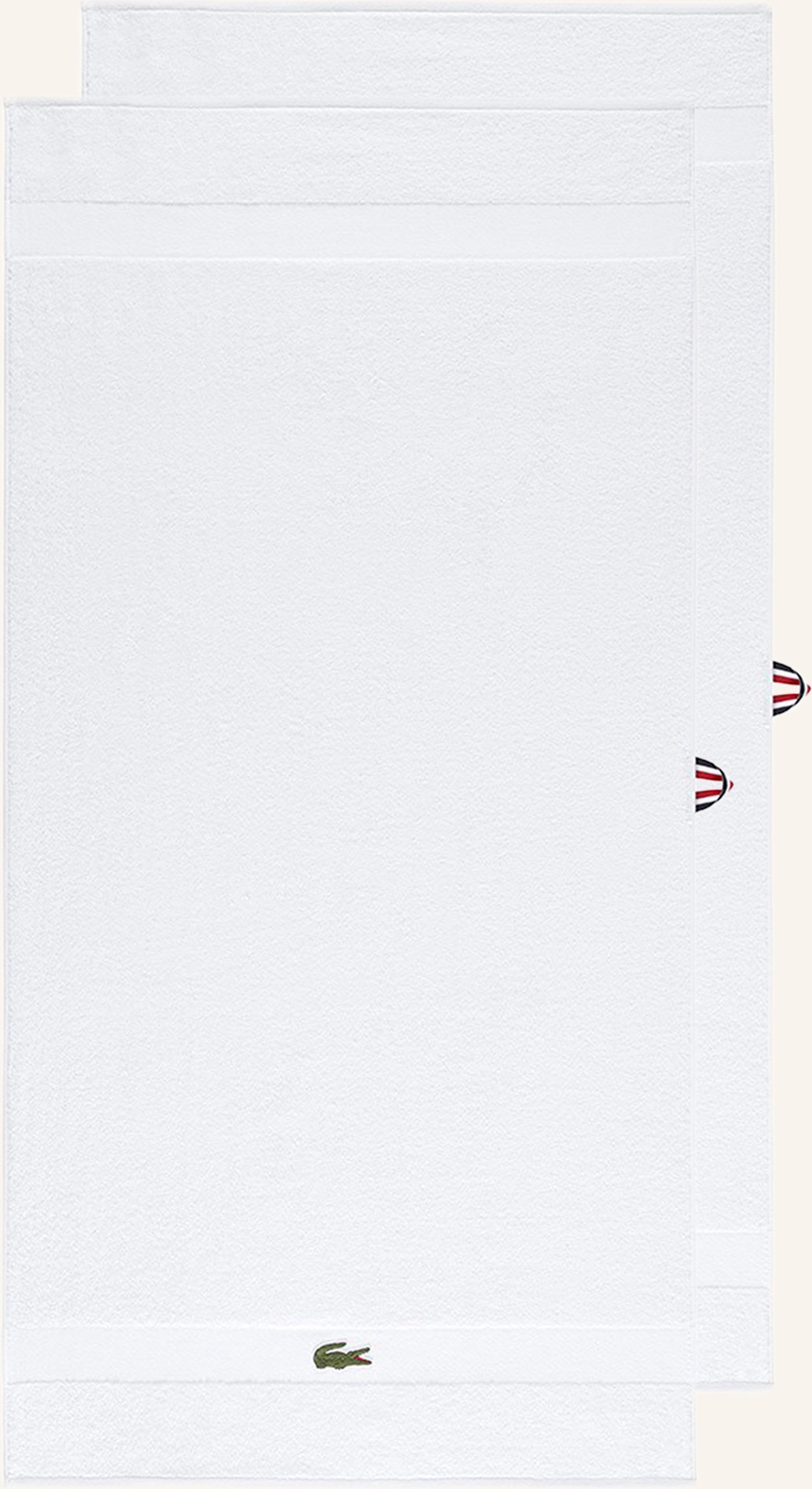 Lacoste Handtuch Lcasual weiss