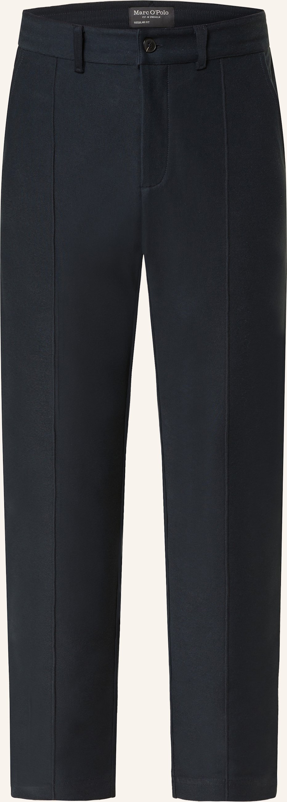 Marc O'polo Anzughose Regular Fit Aus Jersey blau