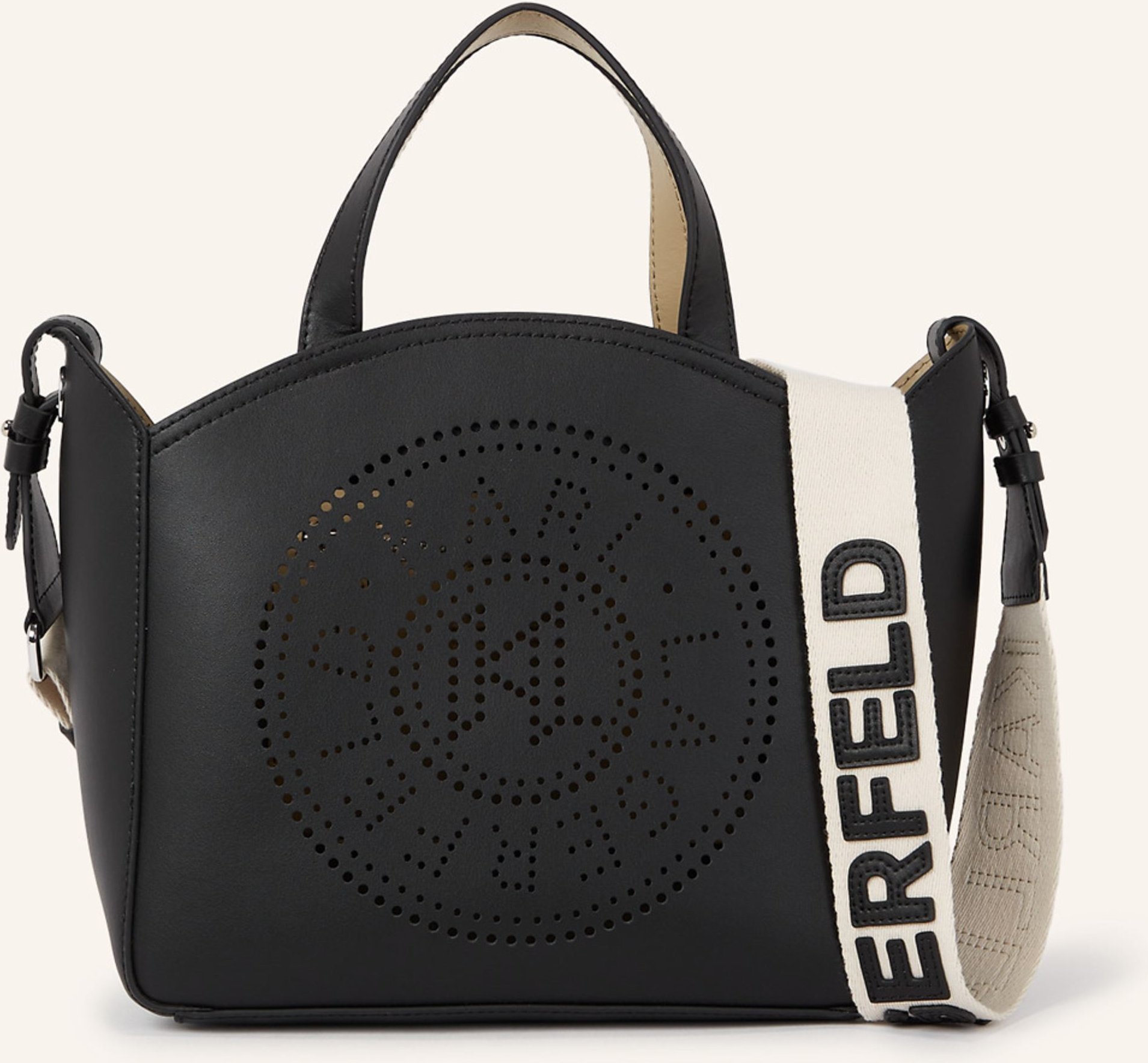 Karl Lagerfeld Handtasche schwarz