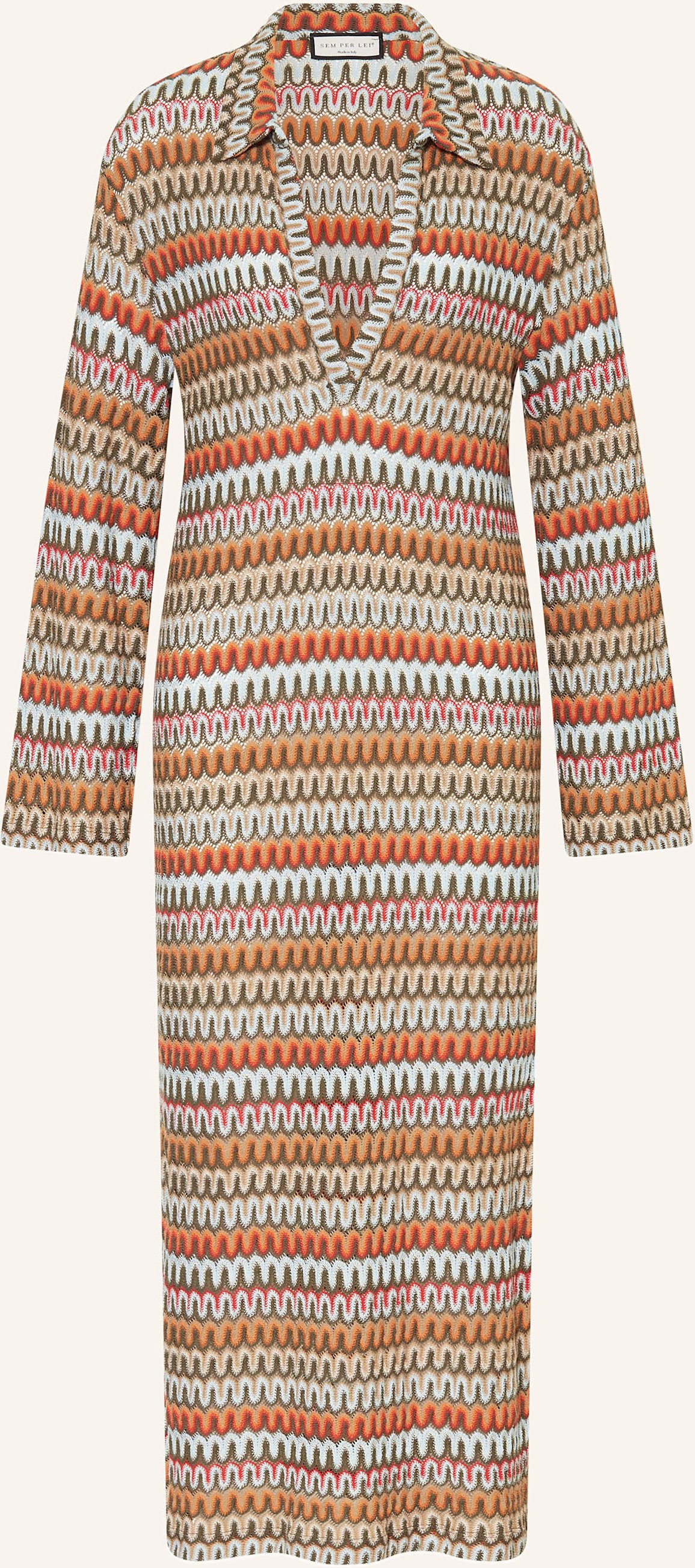 Sem Per Lei Strickkleid orange