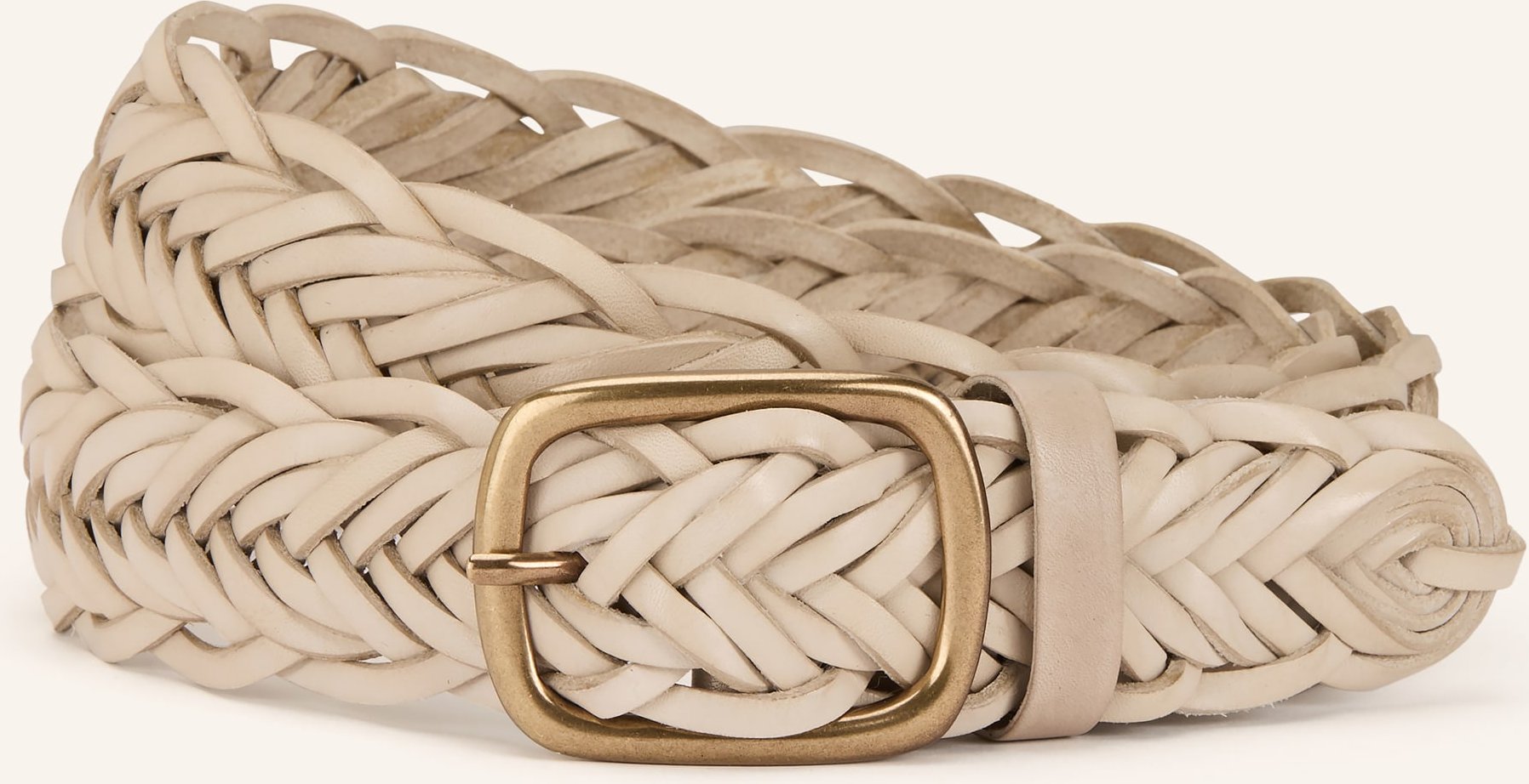 Reptile's House Flechtgürtel Amy Aus Leder beige