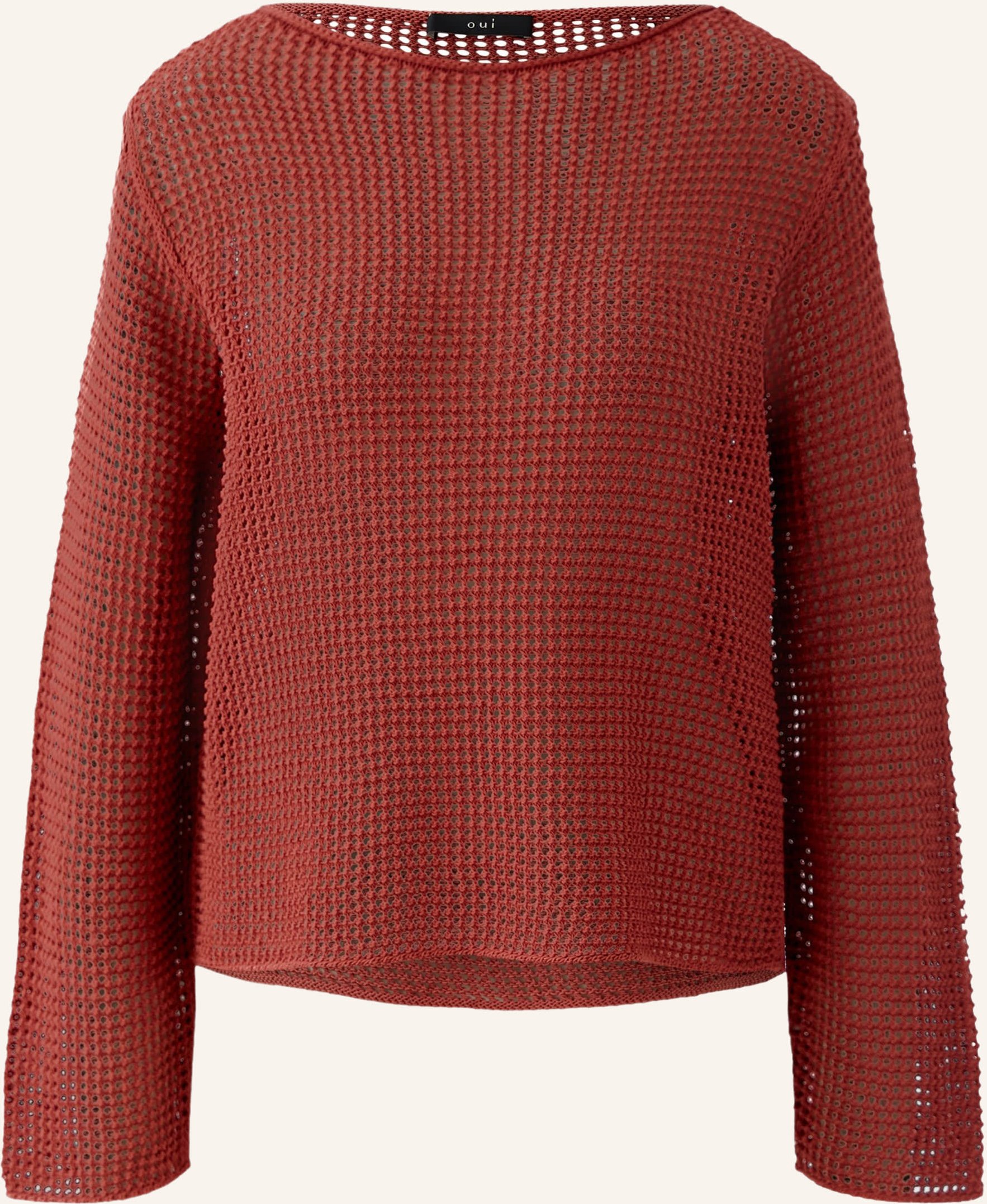 Oui Pullover rot