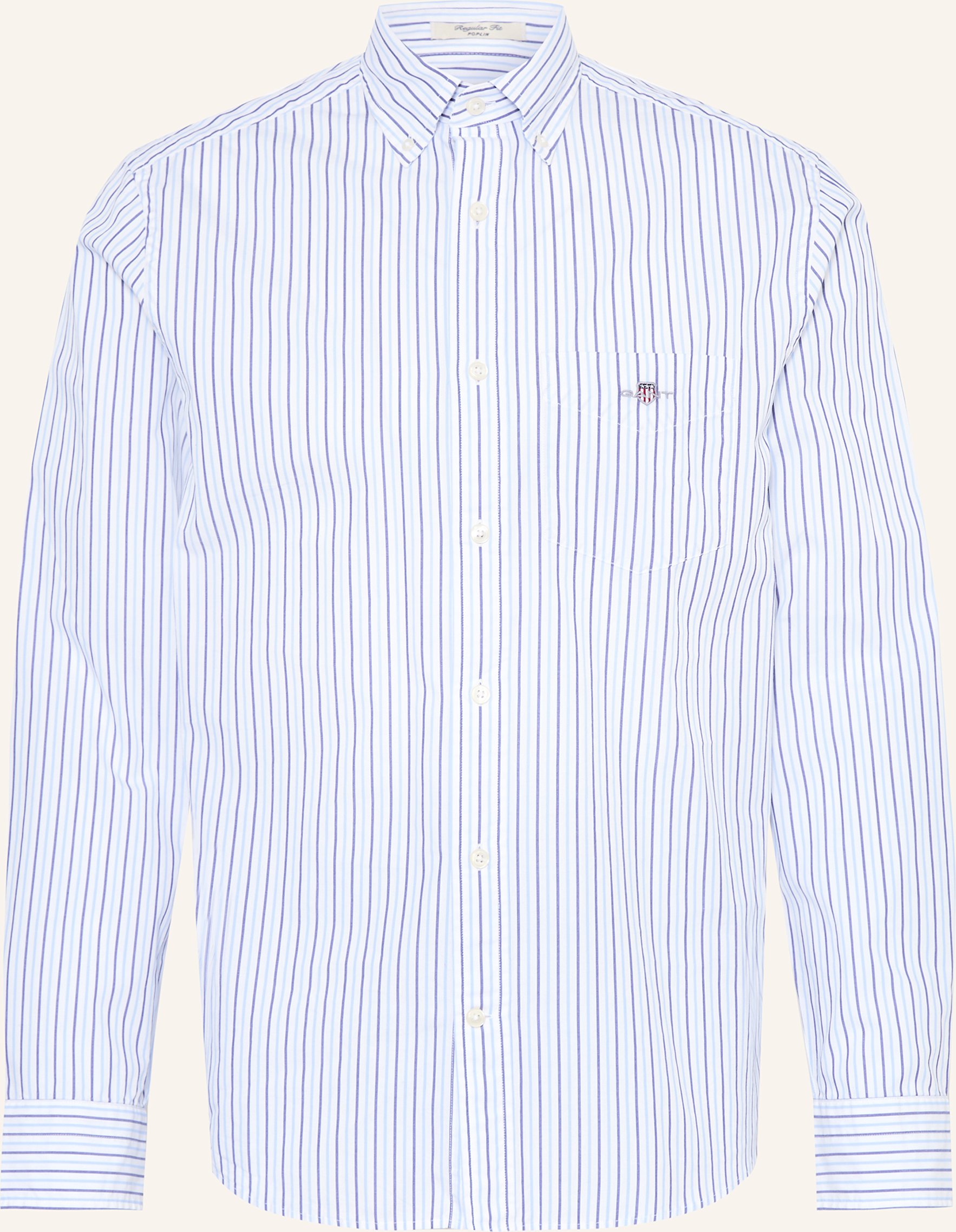 Gant Hemd Regular Fit blau