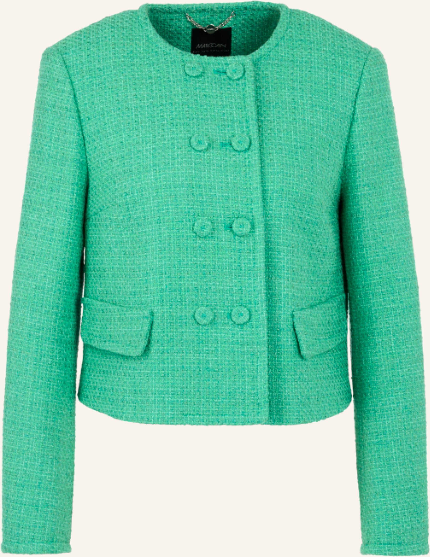 Marc Cain Tweed-Jacke gruen