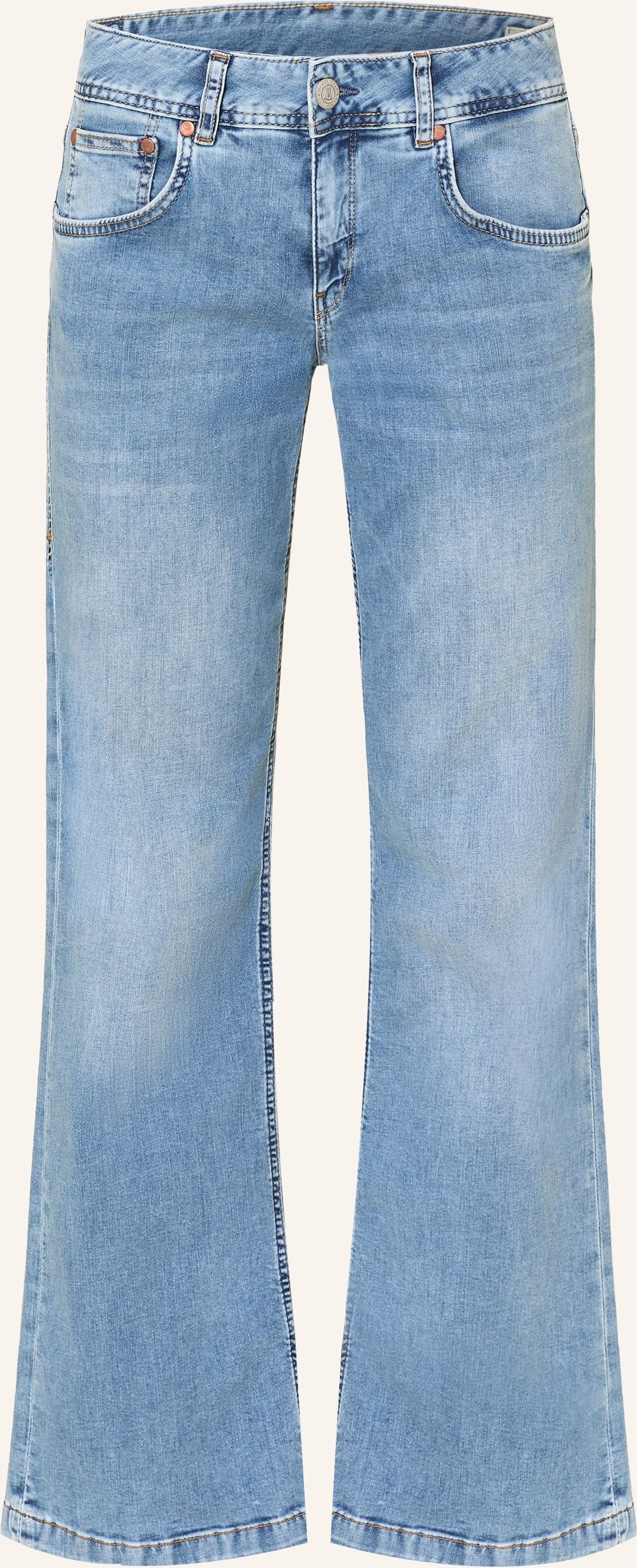 Herrlicher Straight Jeans Edna blau