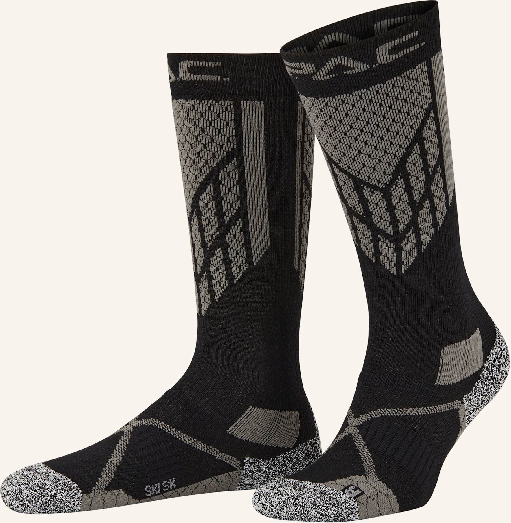 Thumbnail - P.A.C. Skisocken Sk 6.2 Merino Technical Pro Mit Merinowolle schwarz