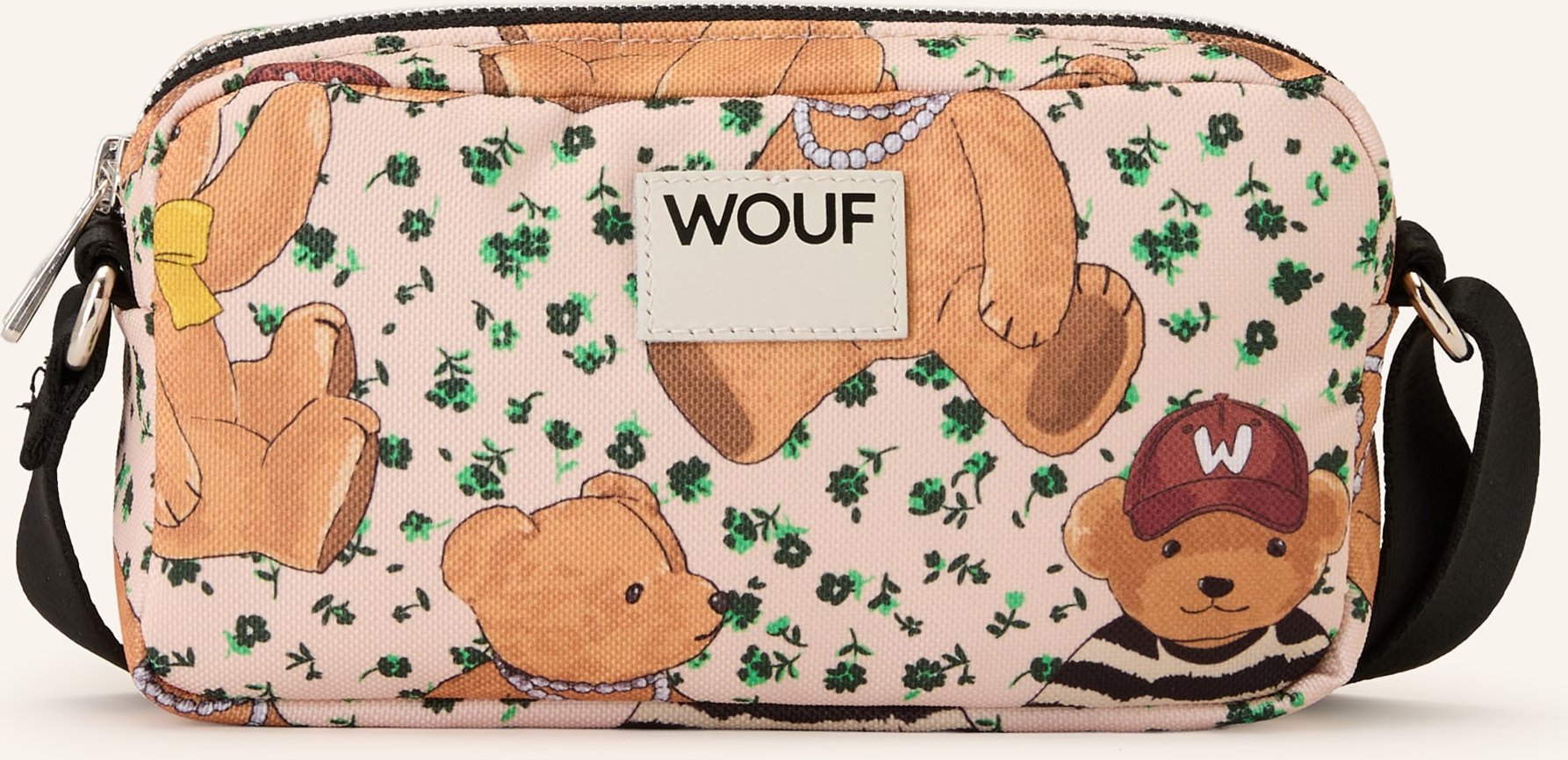Thumbnail - Wouf Umhängetasche Cute beige
