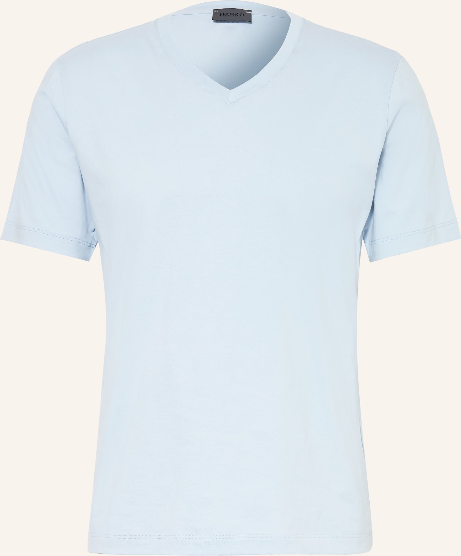 Hanro Schlafshirt Living blau