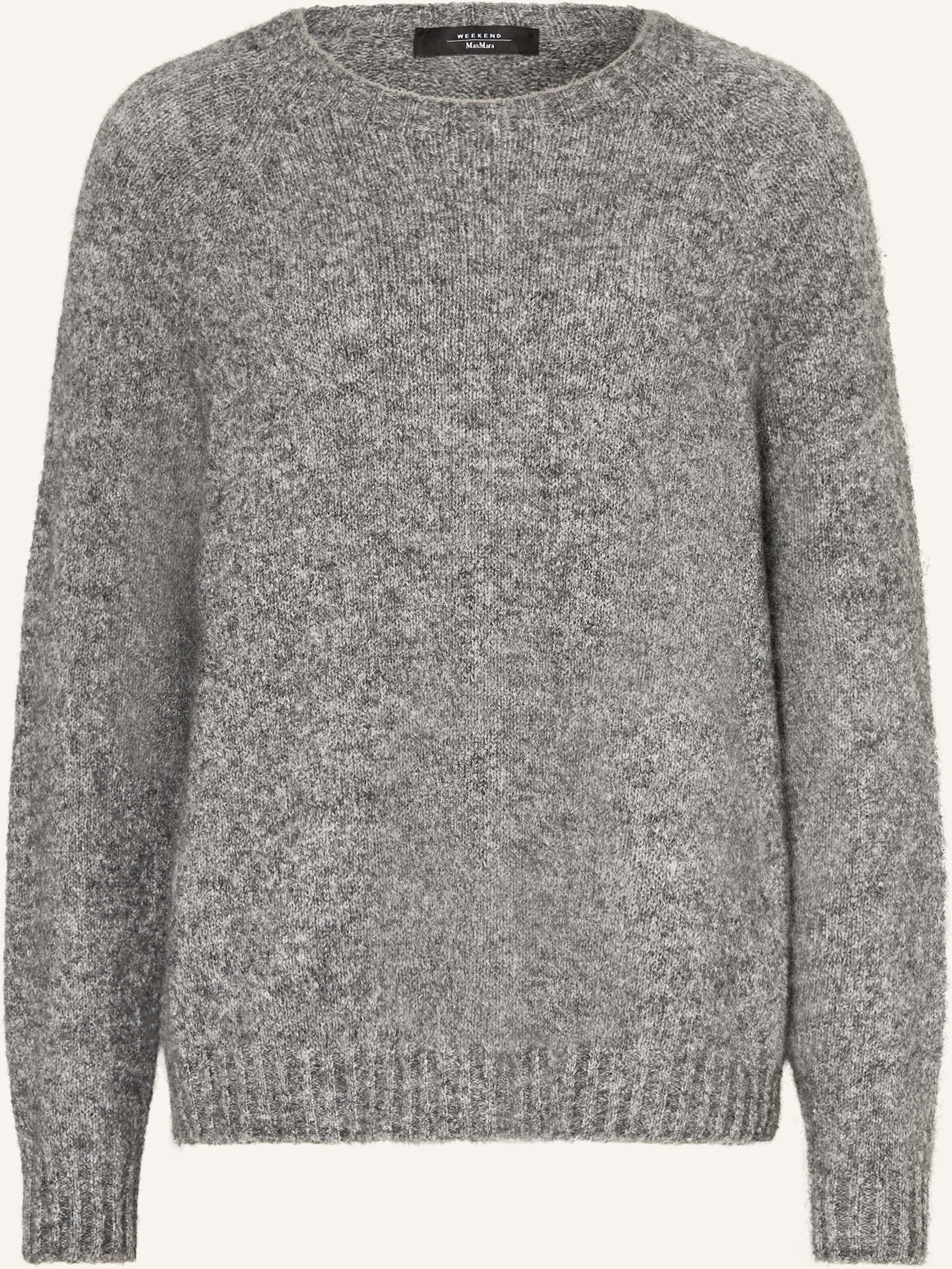 Weekend Max Mara Pullover Ghiacci Mit Alpaka grau