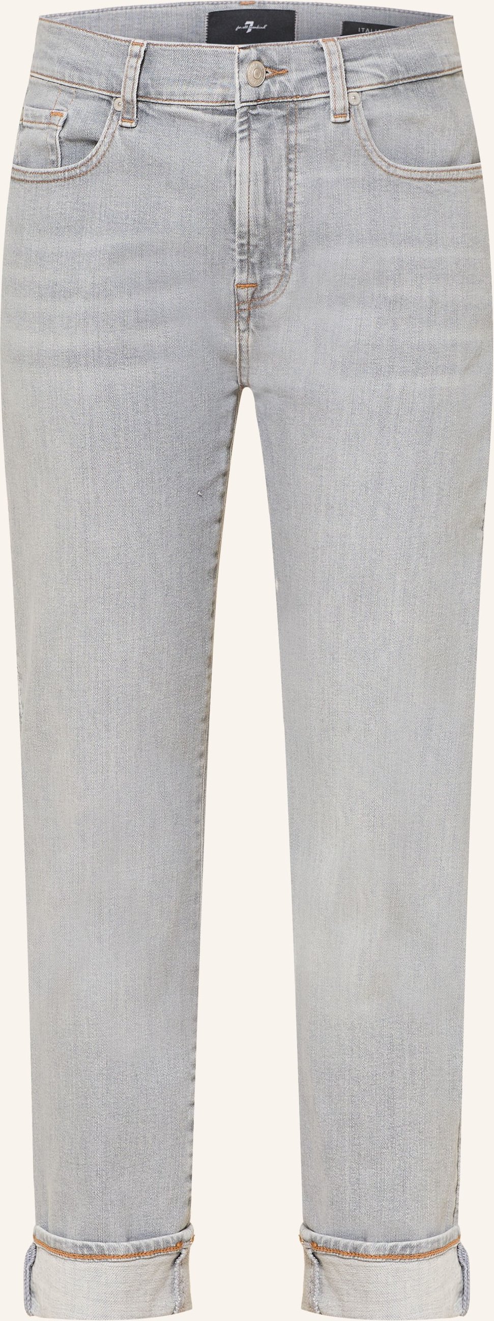 7 For All Mankind Jeans Relaxed Skinny grau