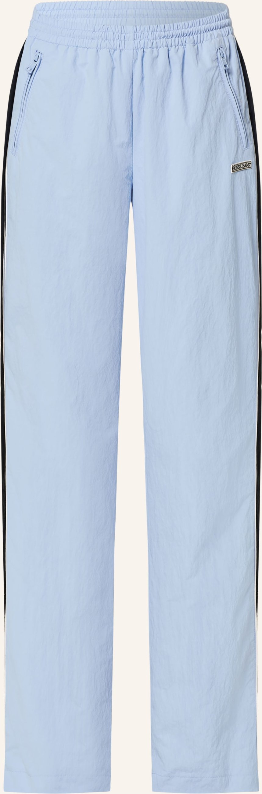 Guess Jeans Track Pants Mit Galonstreifen blau