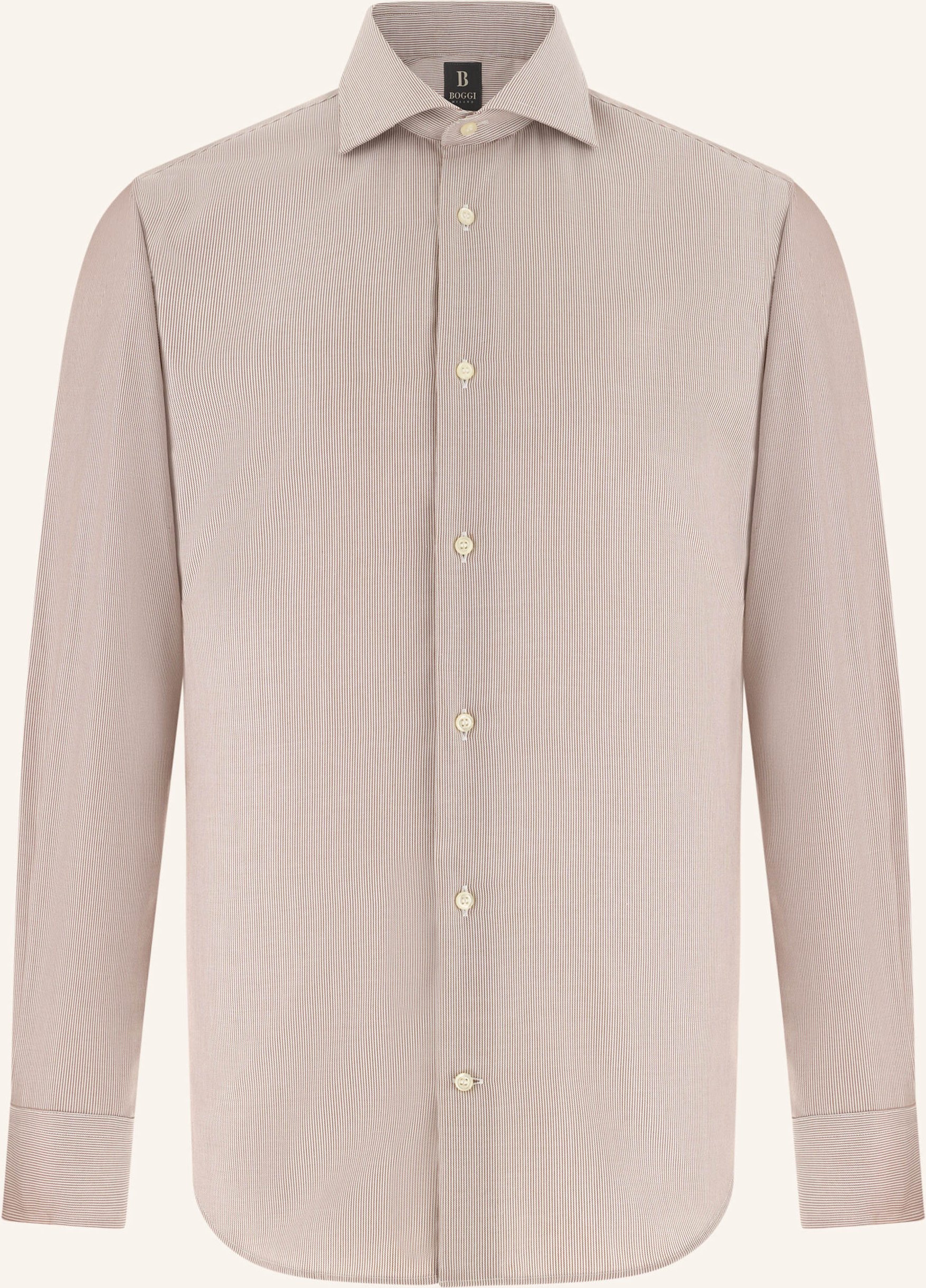 Boggi Milano Hemd braun