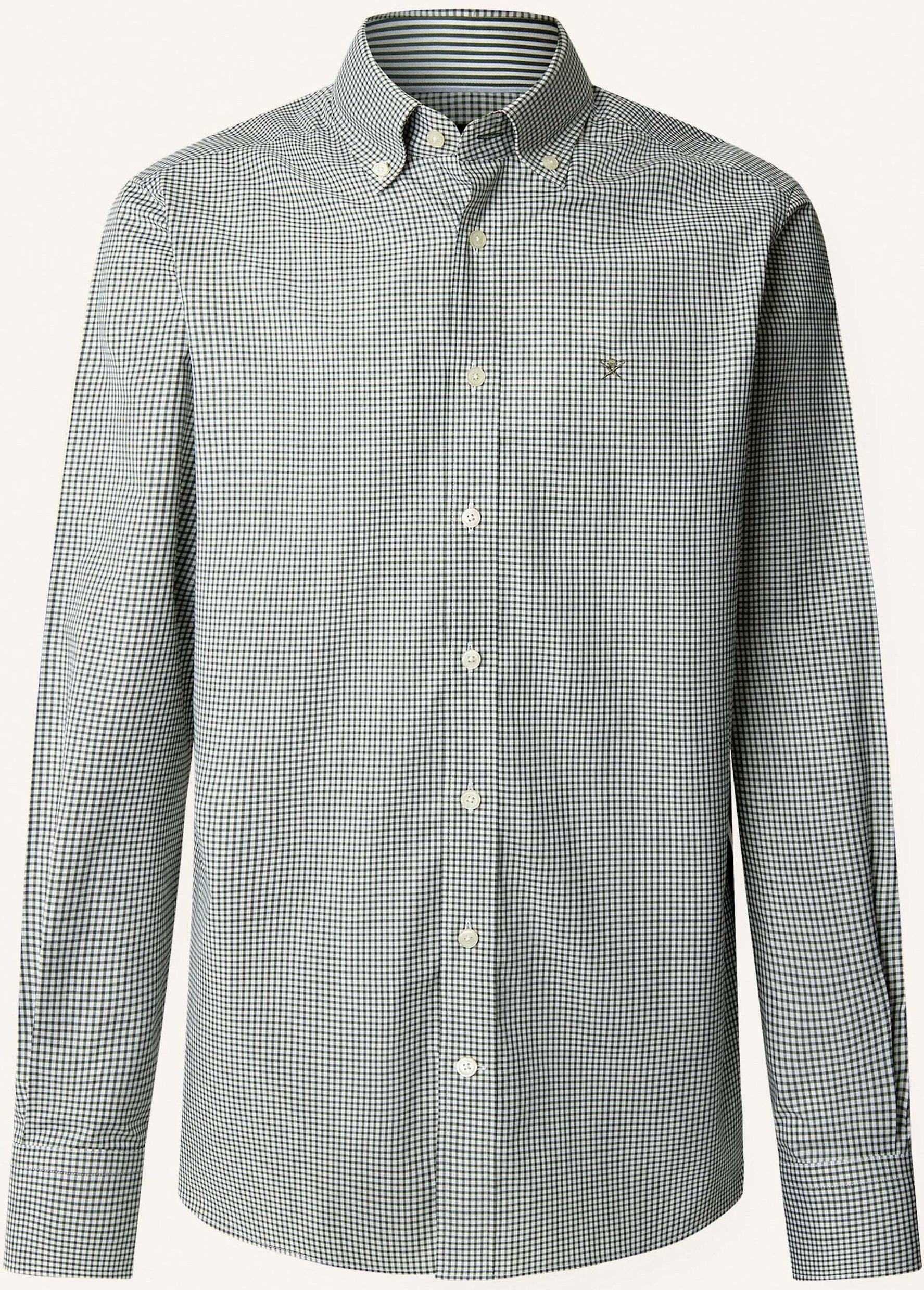 Hackett London Freizeithemd Ess Gingham gruen