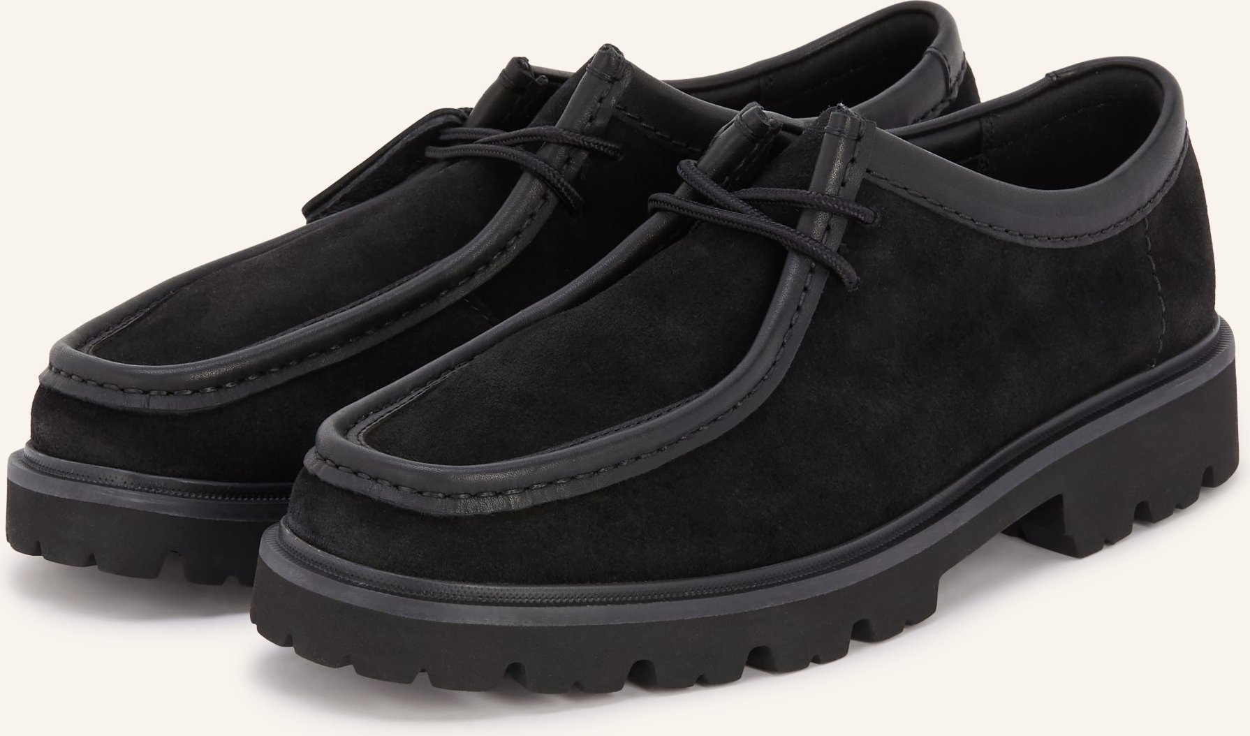 Clarks Schnürer Cleyhill Seam schwarz