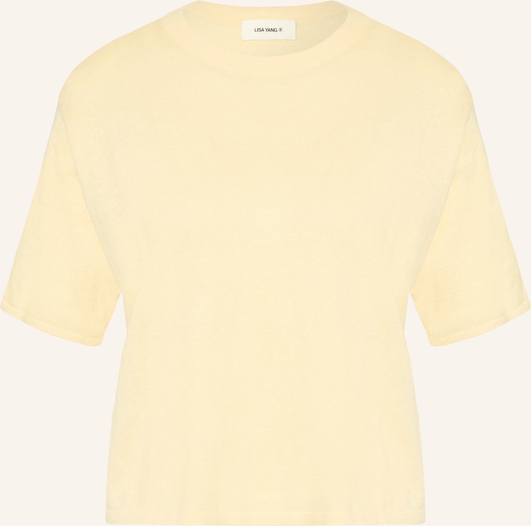 Lisa Yang Strickshirt Mit Cashmere gelb