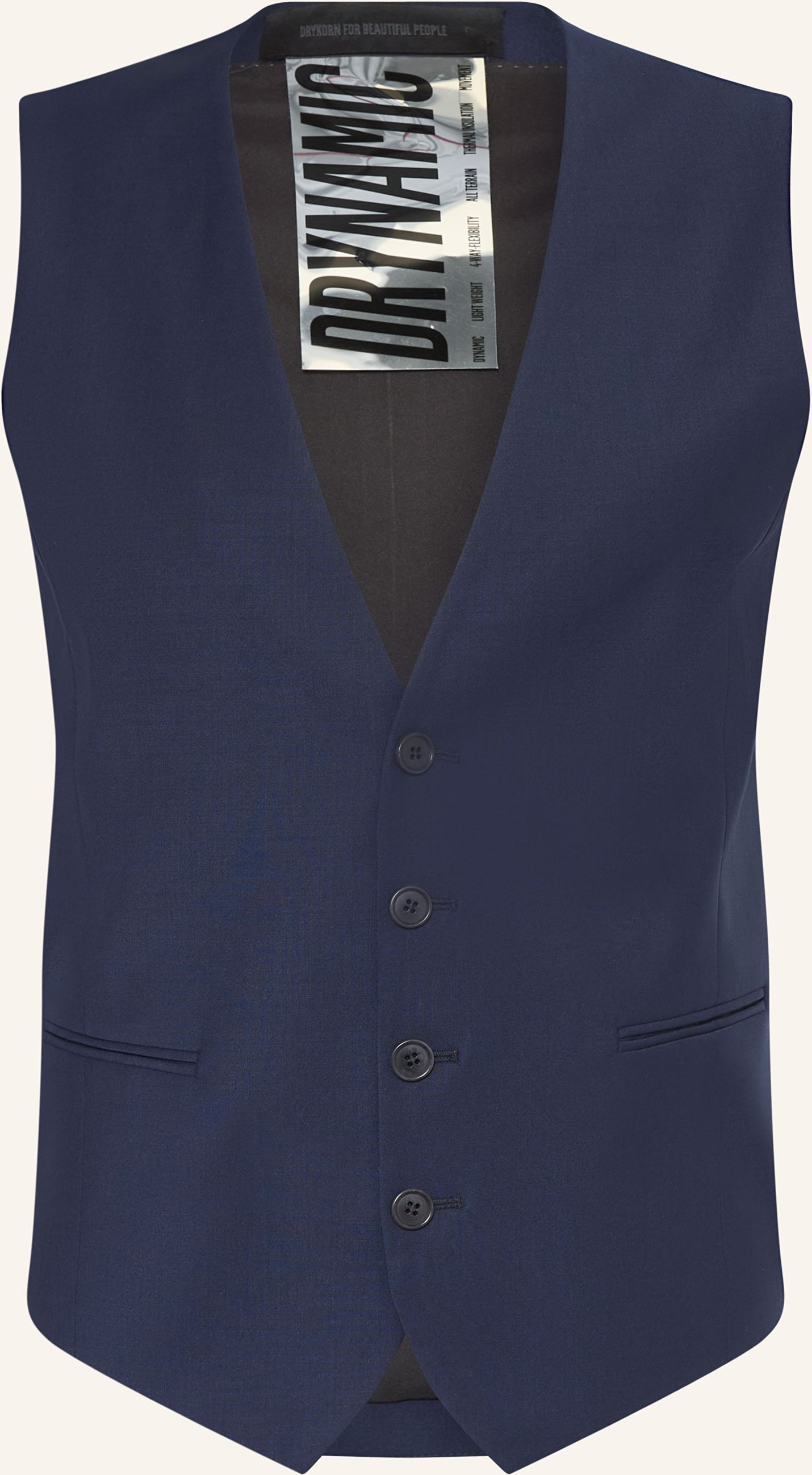 Drykorn Anzugweste Malmo Slim Fit blau