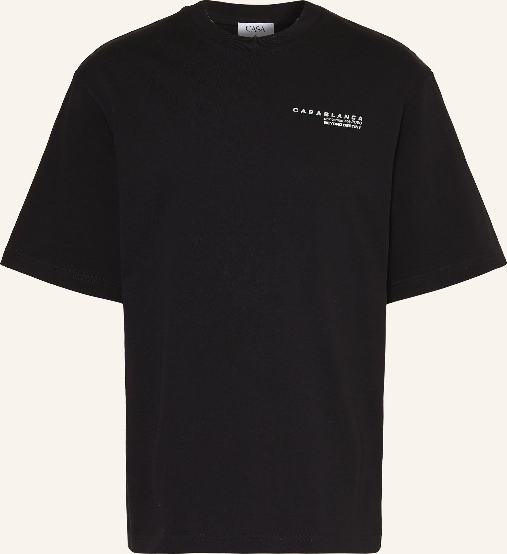 Casablanca T-Shirt Glitch Orchid schwarz