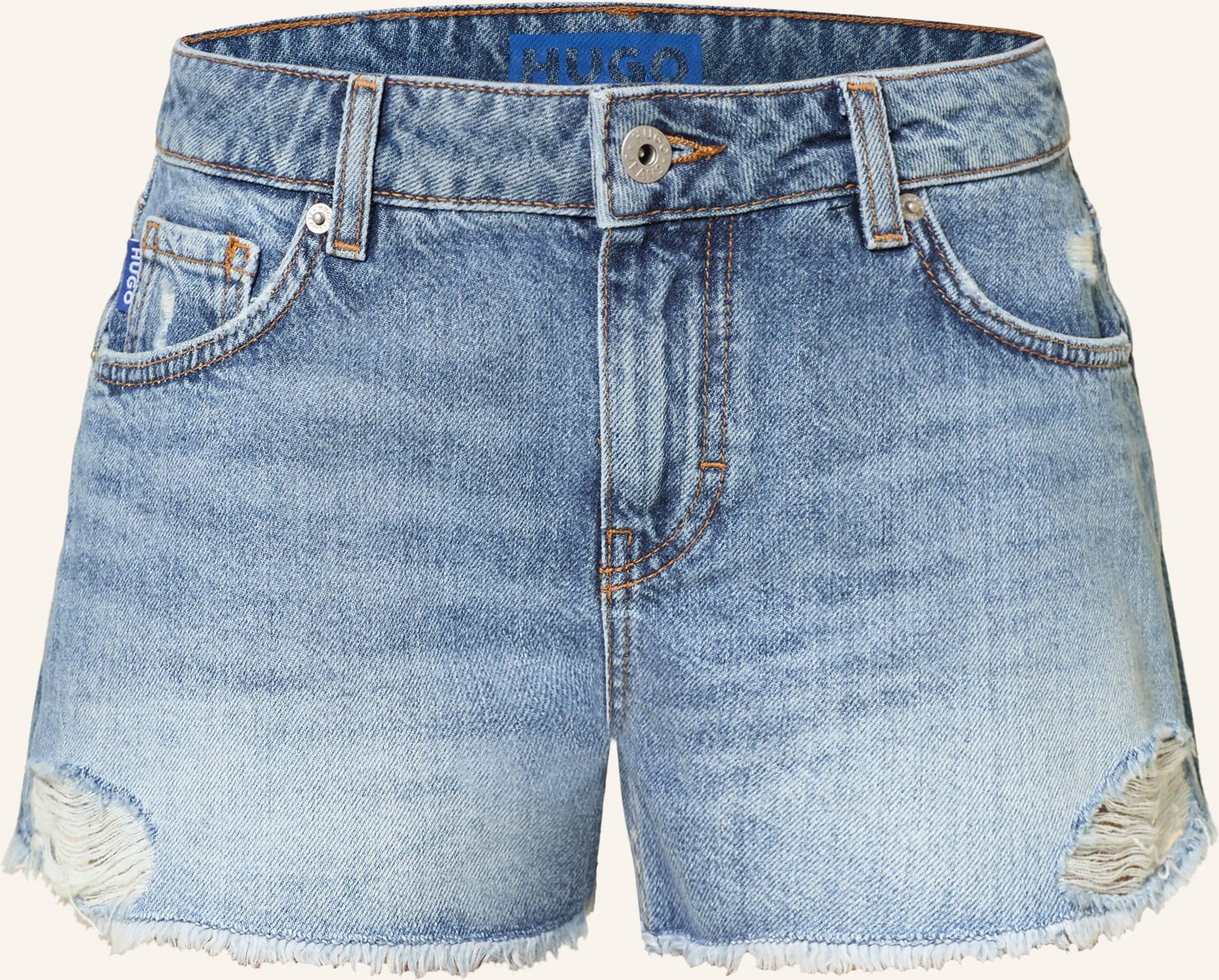 Hugo Jeansshorts Galimon blau