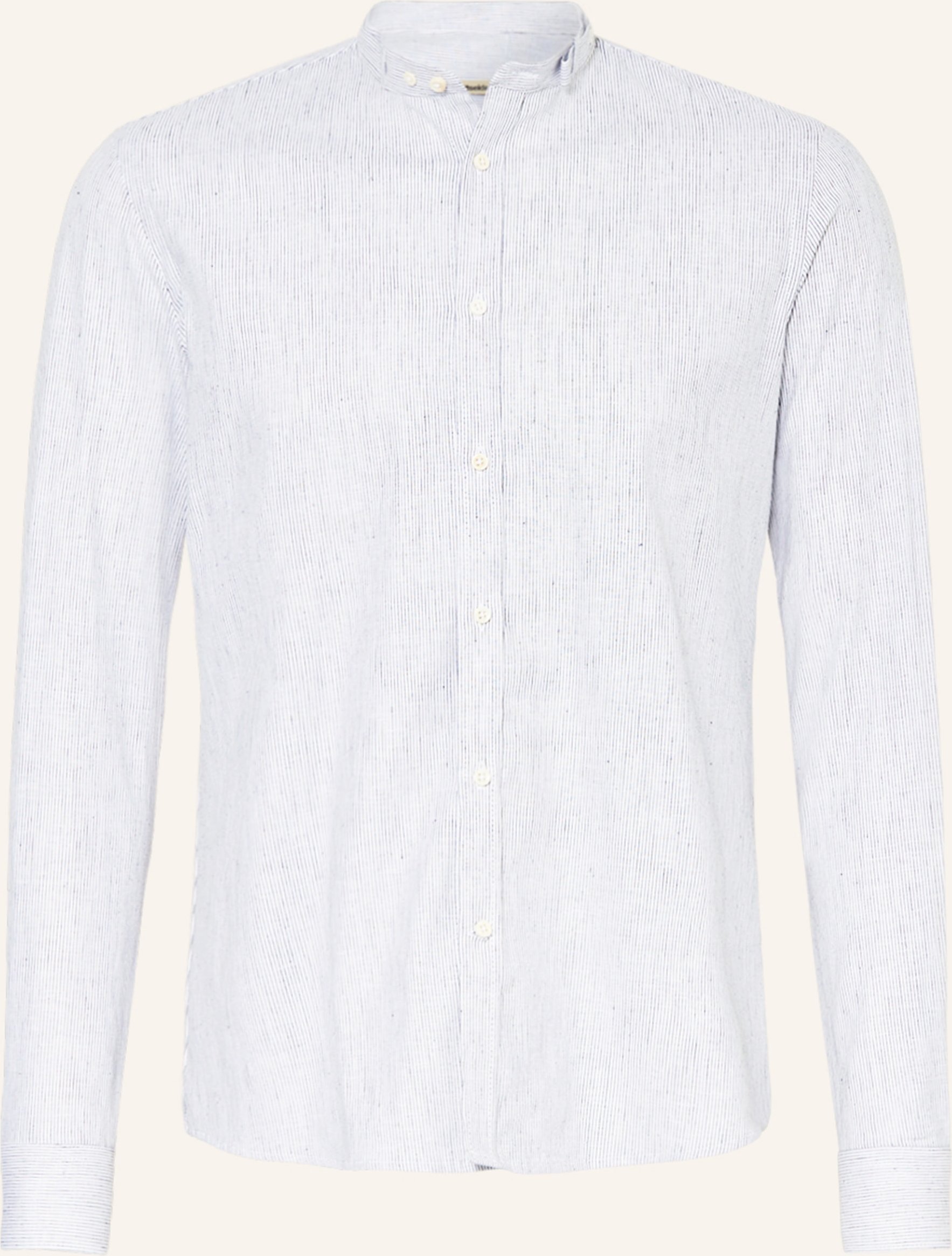 Gottseidank Trachtenhemd Lenz Slim Fit Mit Stehkragen blau