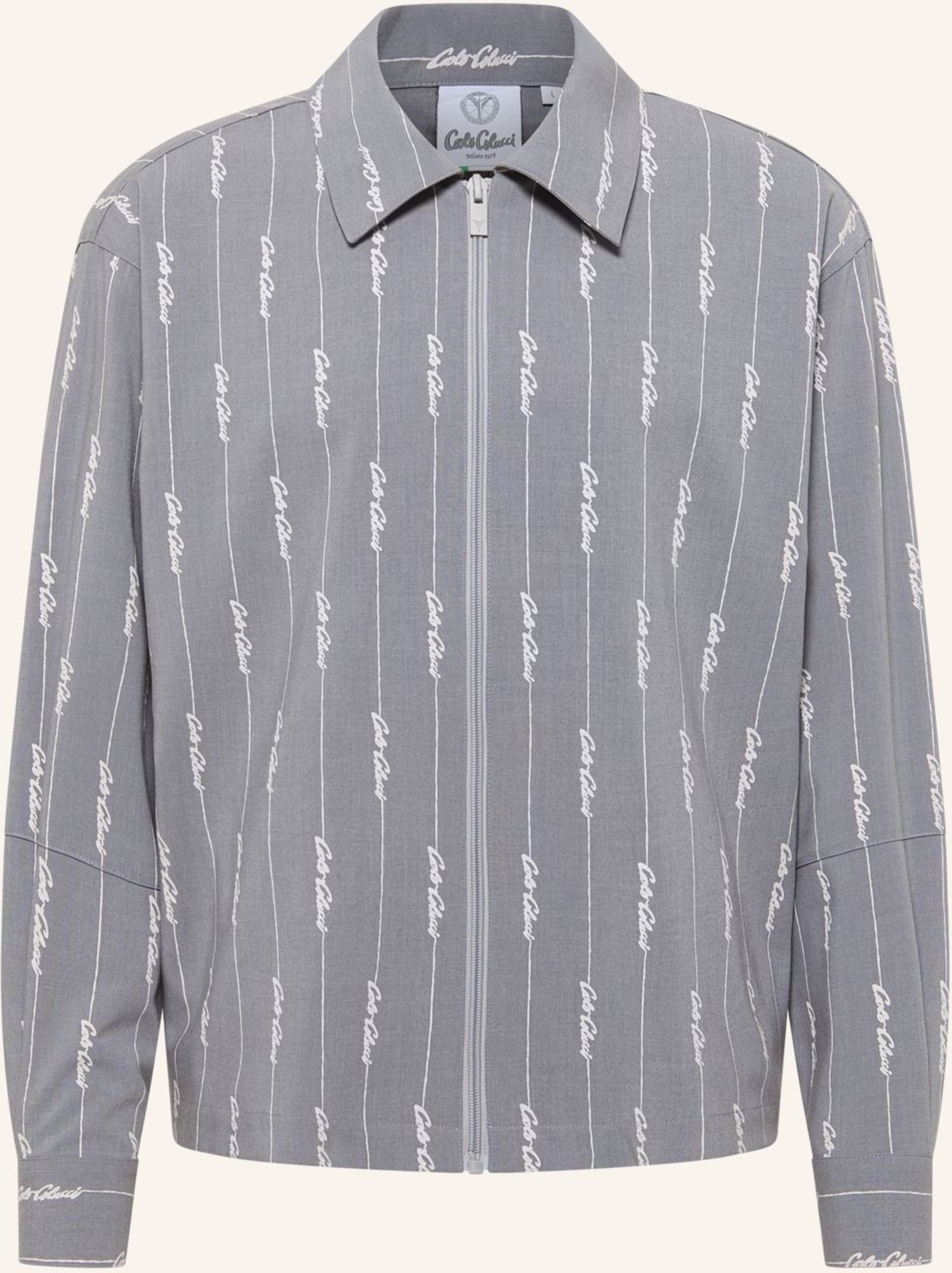 Carlo Colucci Tracksuit Jacke - Casual Suit Favarato grau