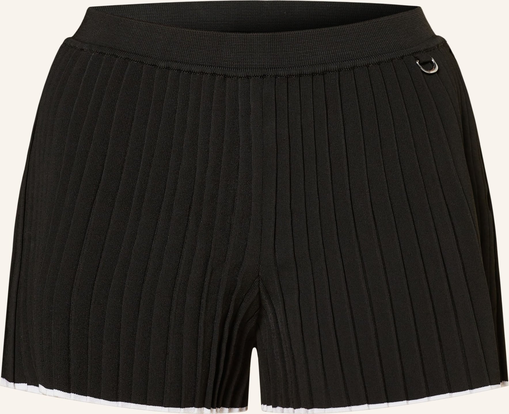 Jacquemus Jerseyshorts Le Short Maille Plissé Mit Plissees schwarz