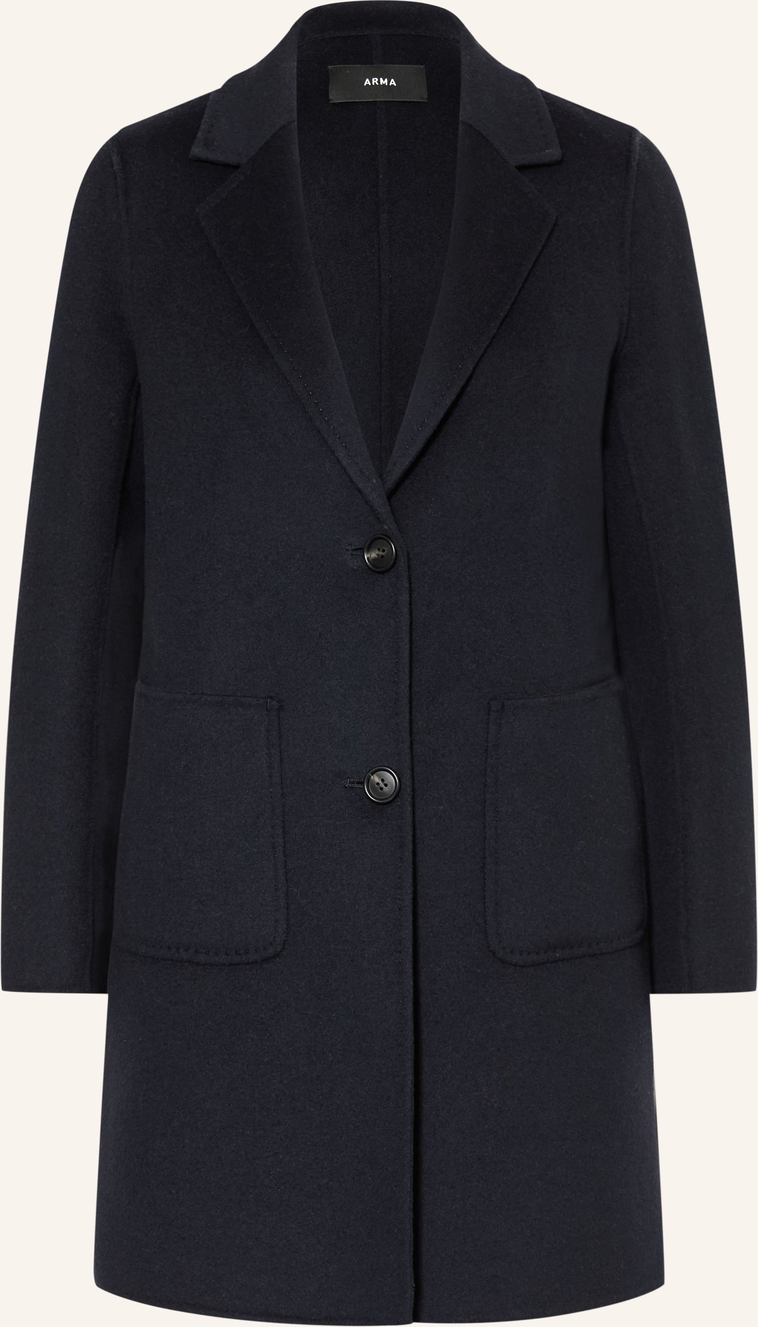 Arma Wollmantel blau