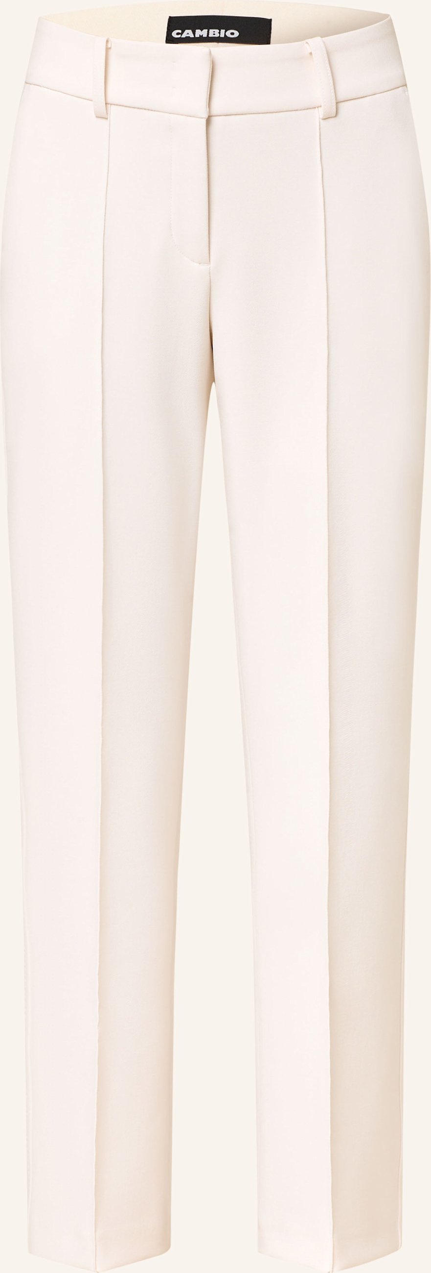 Cambio Bootcut-Hose Farah weiss