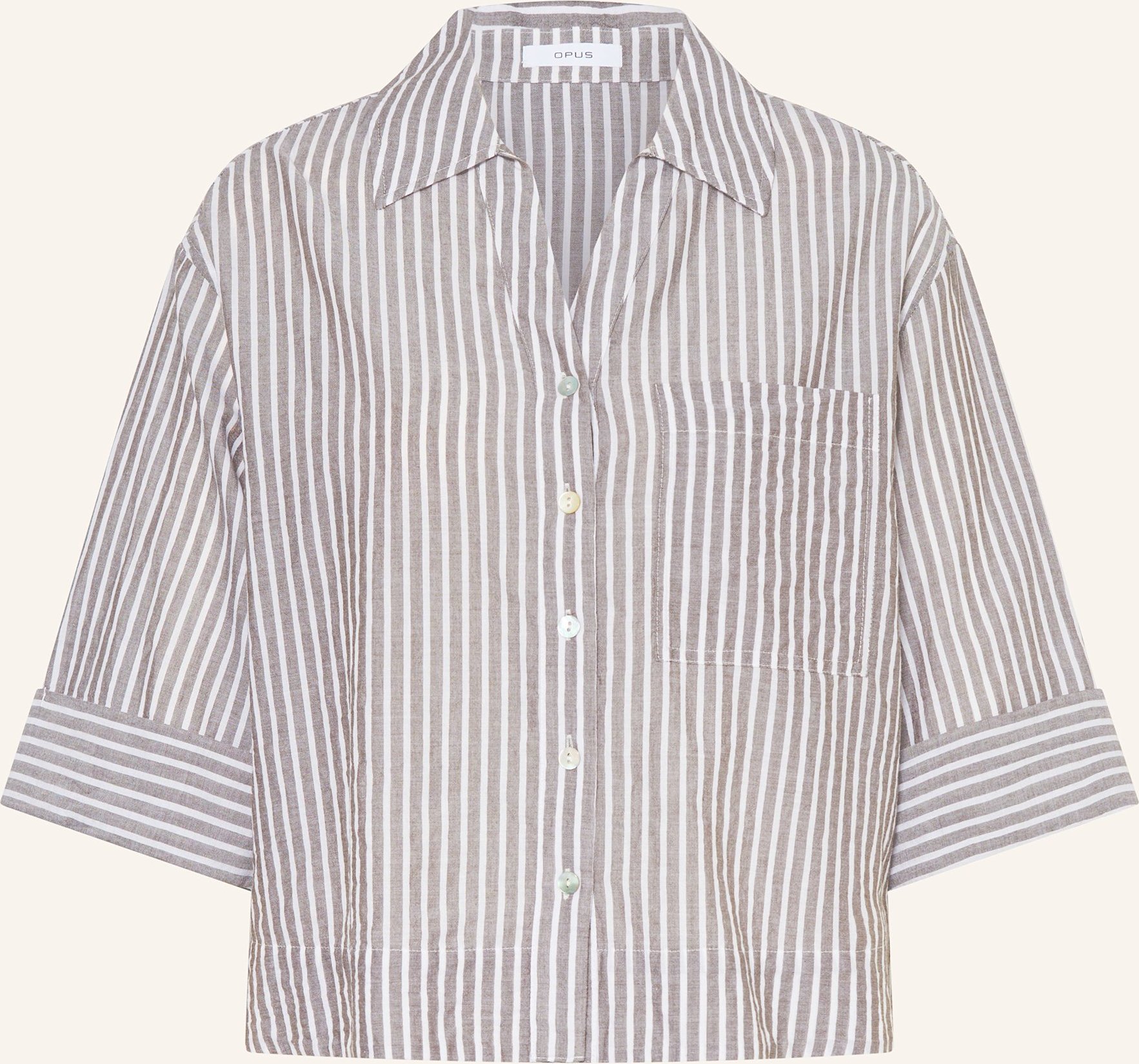 Thumbnail - Opus Bluse Frica Mit 3/4-Arm gruen