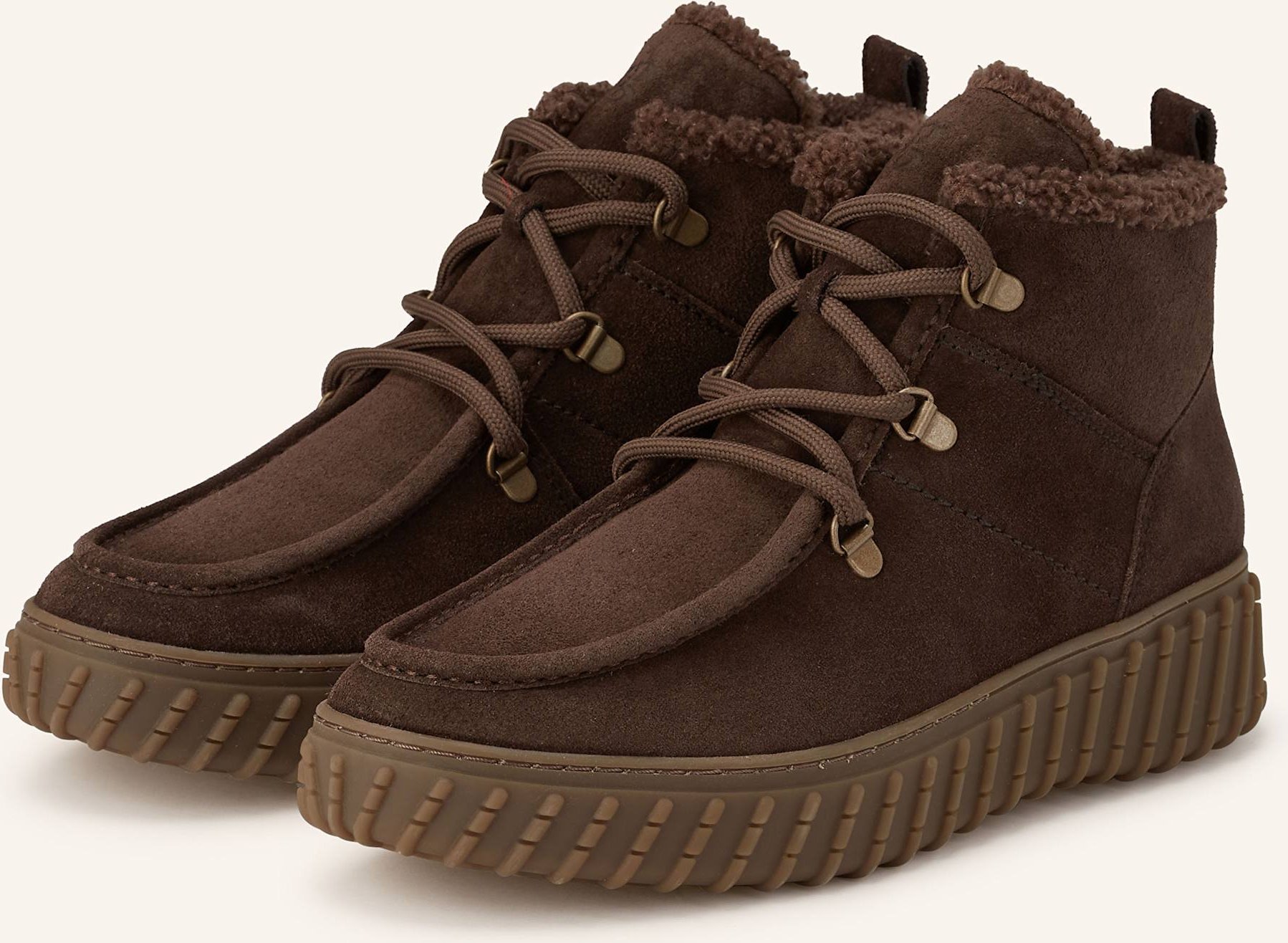 Paul Green Schnürboots braun