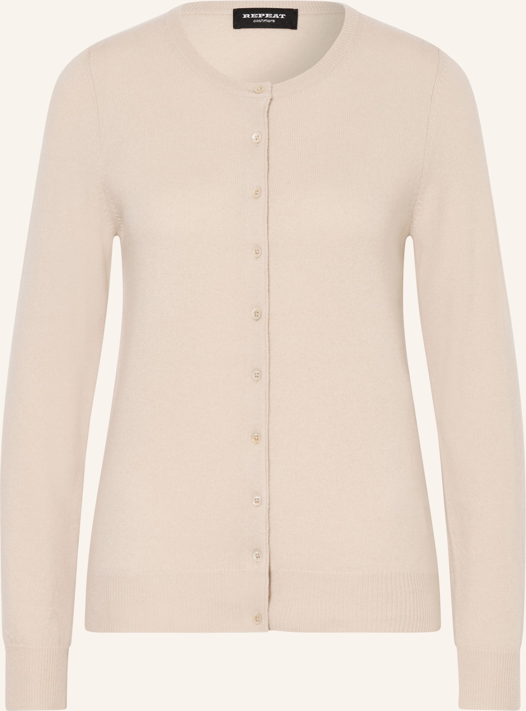 Repeat Strickjacke Aus Cashmere beige