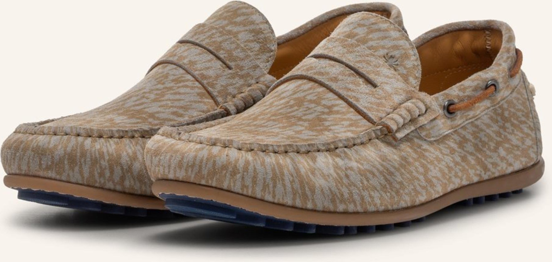 Floris Van Bommel Mokassins De Drijver 02 grau