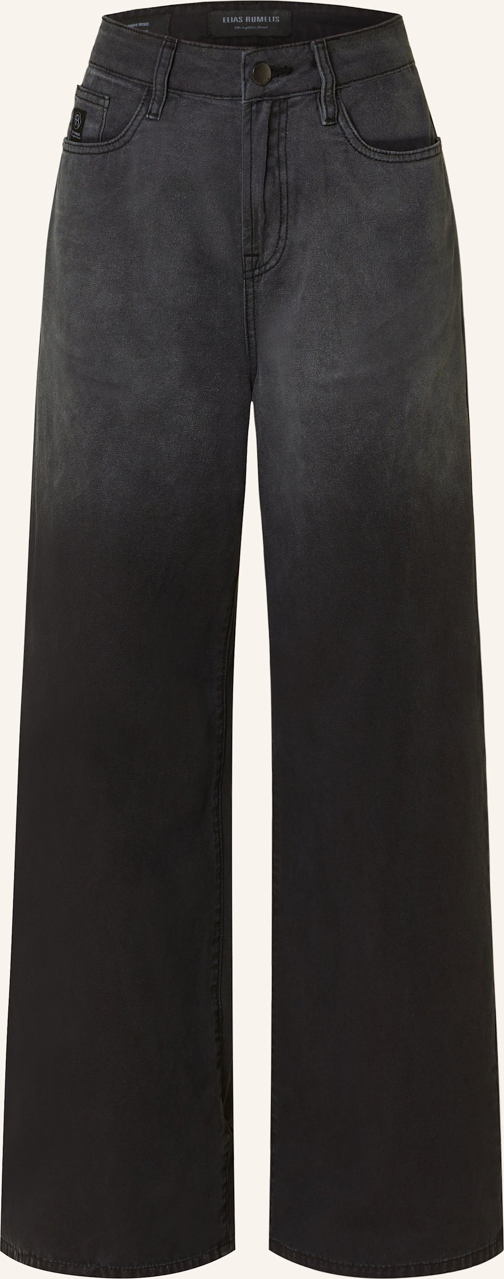 Elias Rumelis Wide Leg Jeans Kalea grau