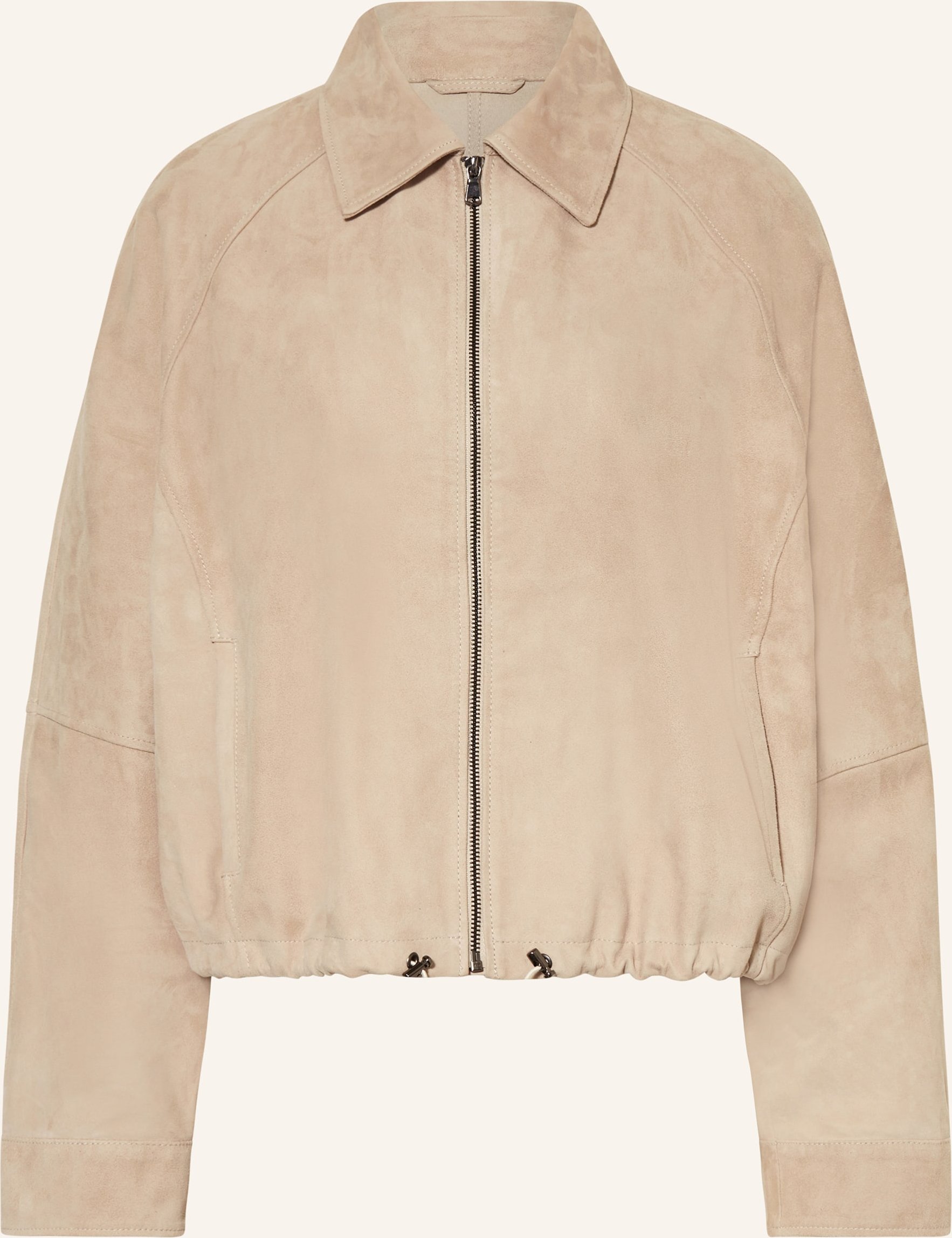 (The Mercer) N.Y. Lederjacke beige