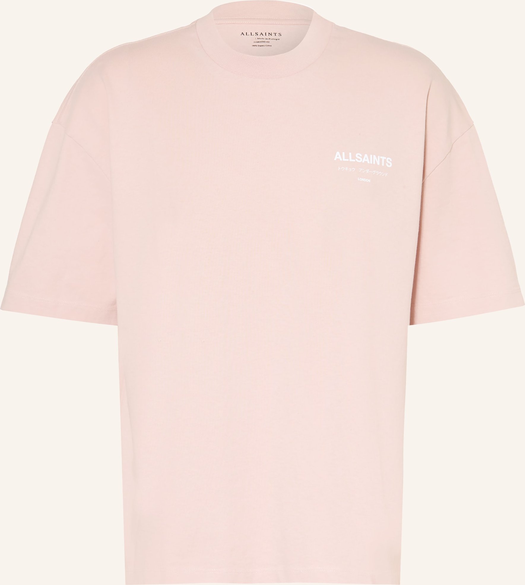 Allsaints T-Shirt Underground pink