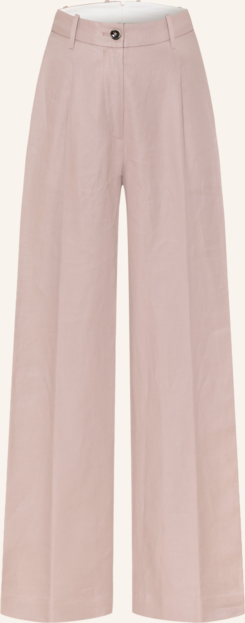 Nine:Inthe:Morning Marlenehose Petra Aus Leinen rosa