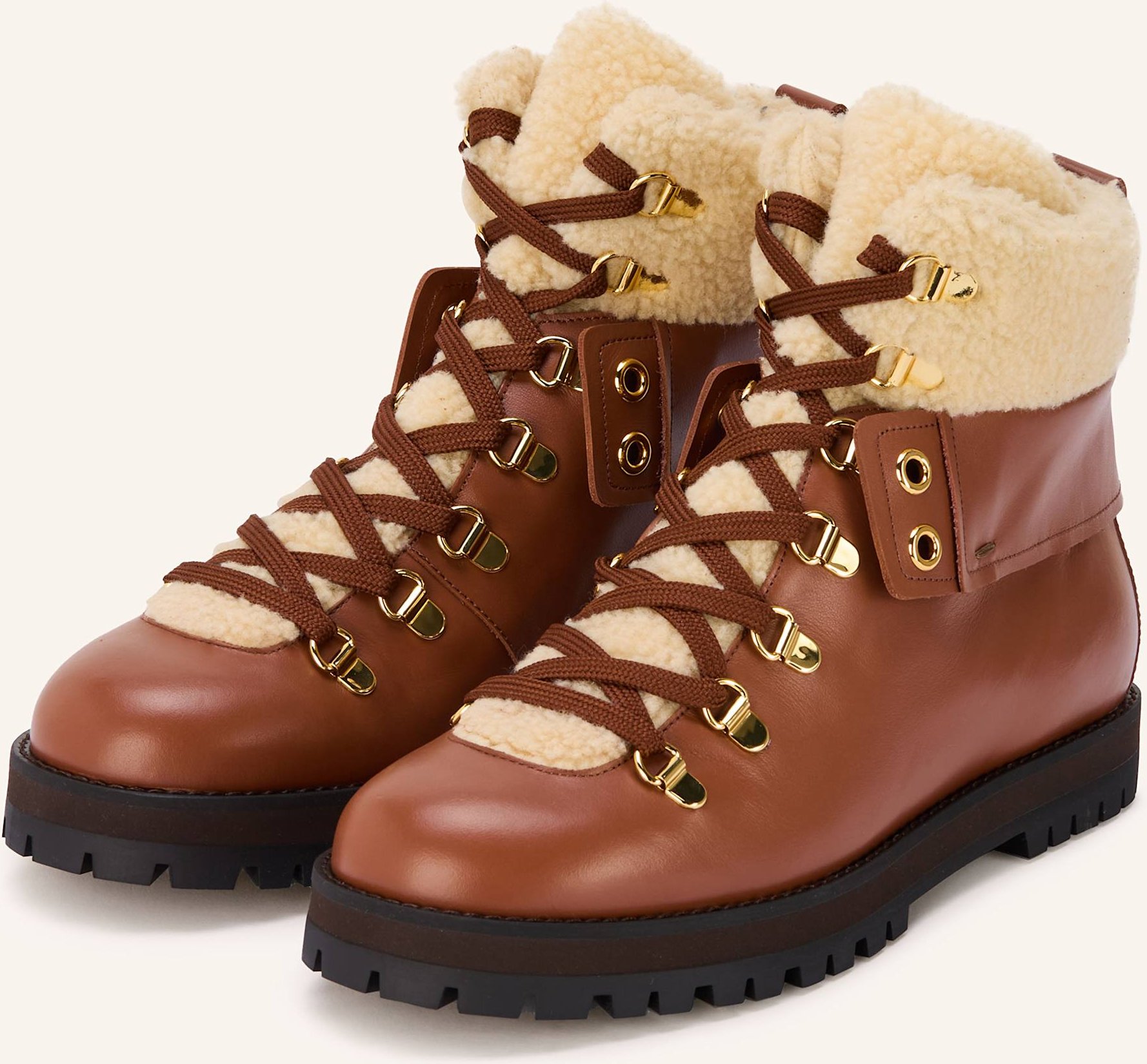 Odissì Schnürboots Heidi braun