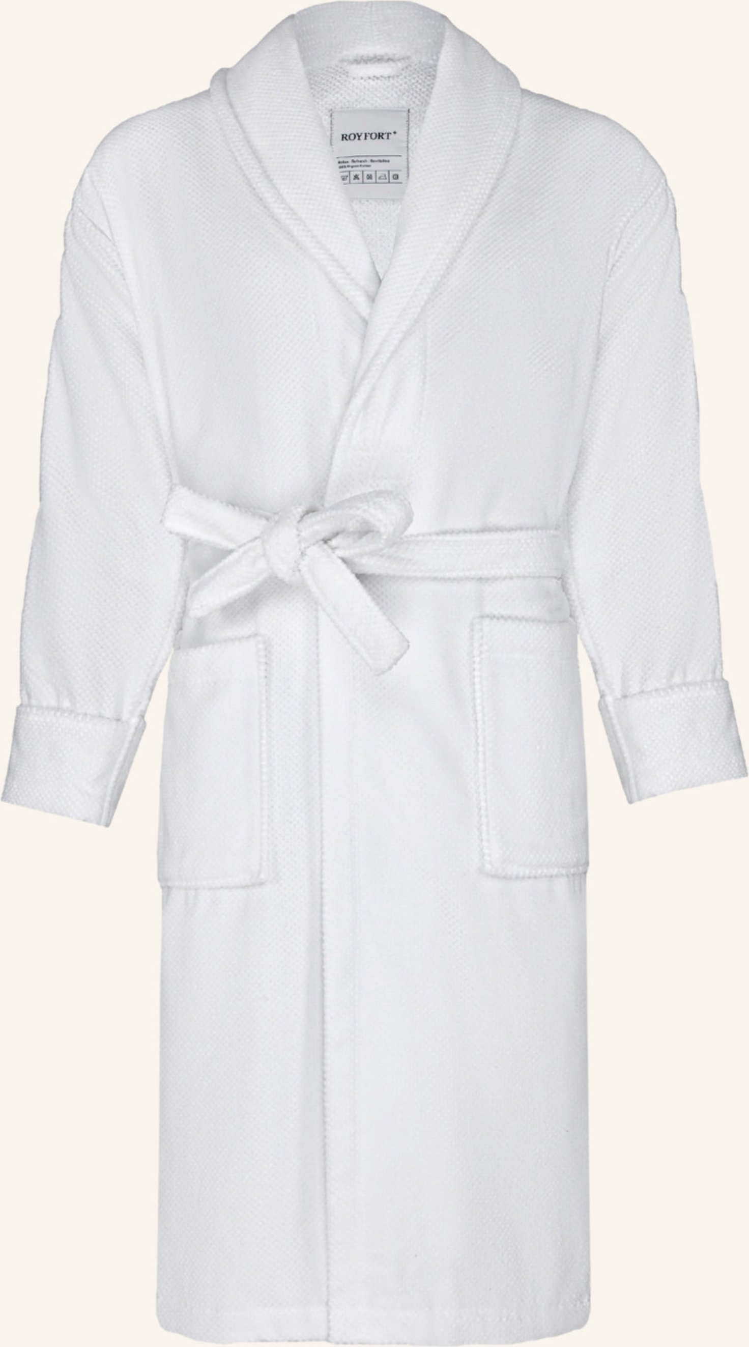 Royfort Bademantel Spa weiss