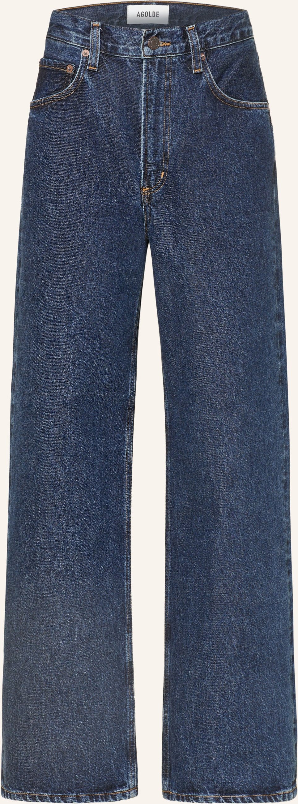 Agolde Wide Leg Jeans Pendulum blau