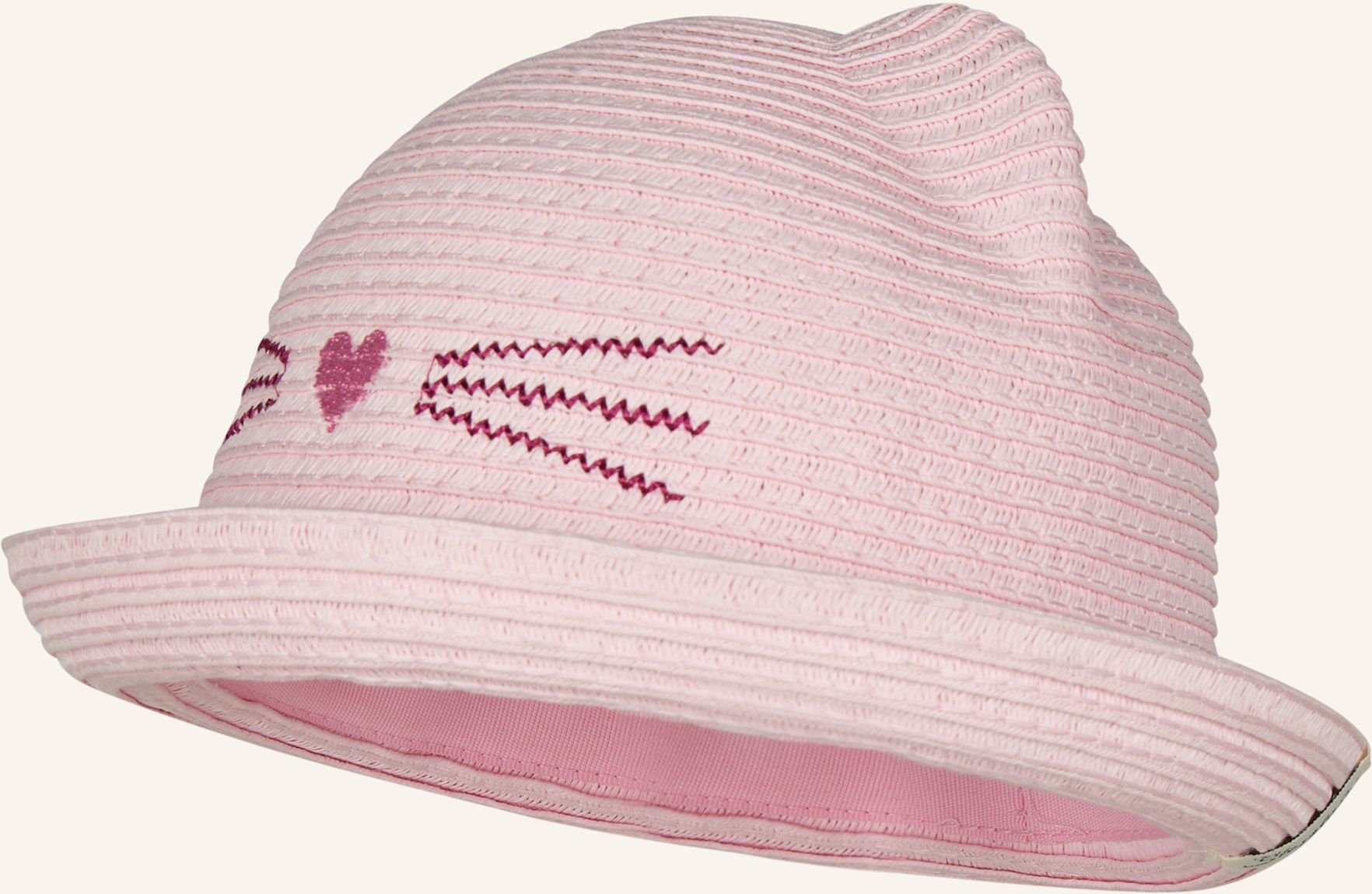Sterntaler Strohhut Katze pink