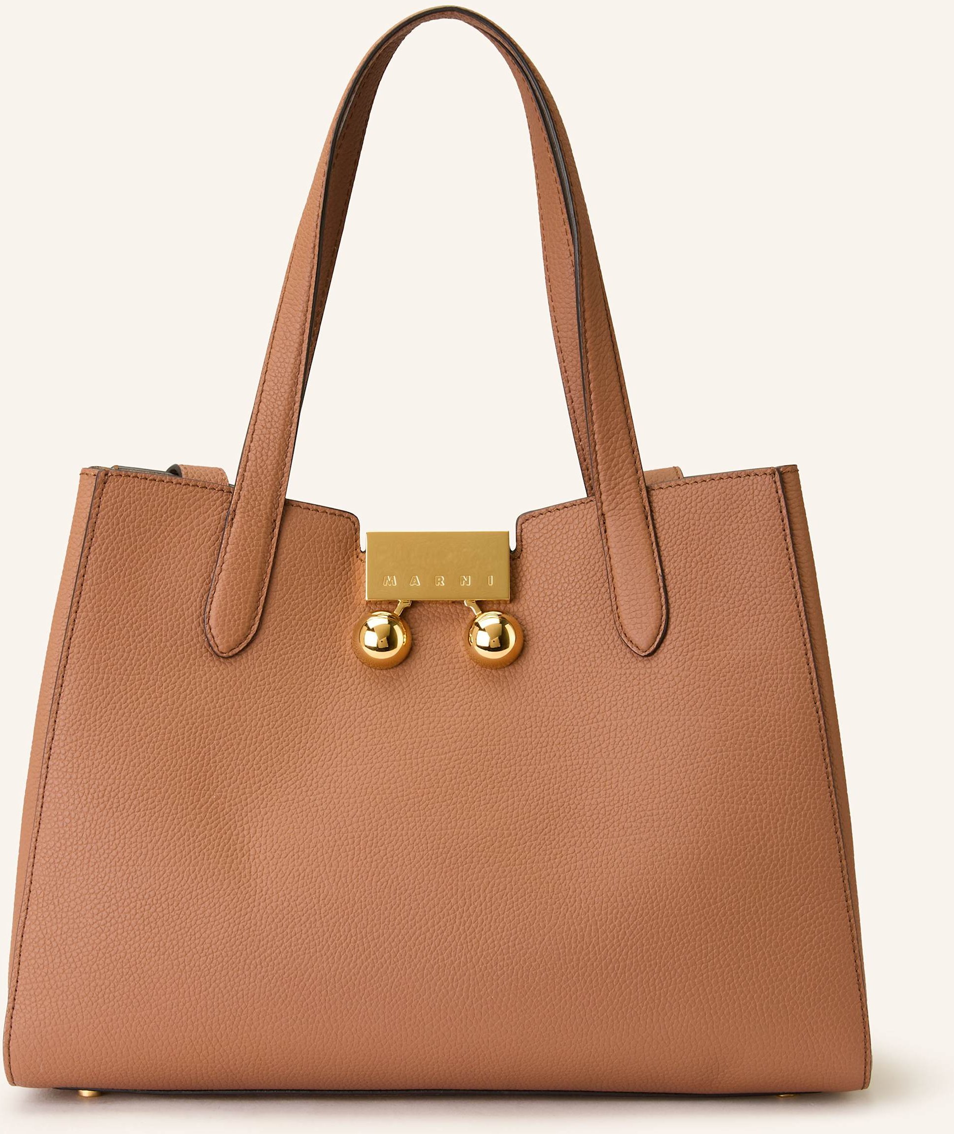 Thumbnail - Marni Handtasche Trunkaroo Small braun