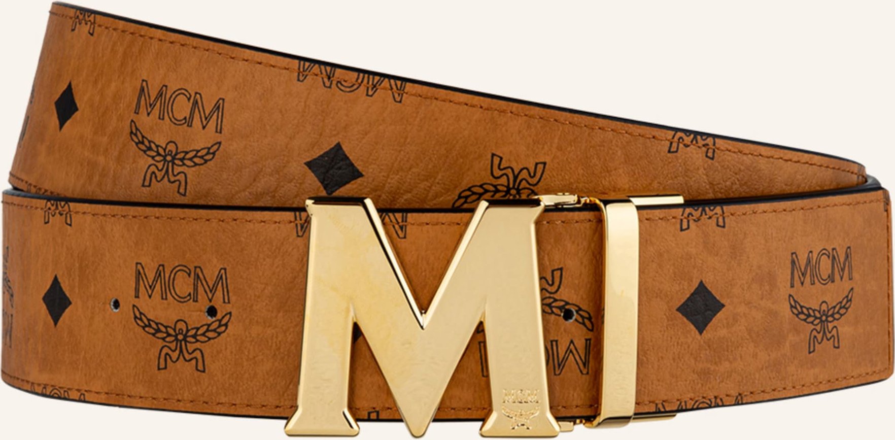 Mcm Gürtel Claus Zum Wenden braun