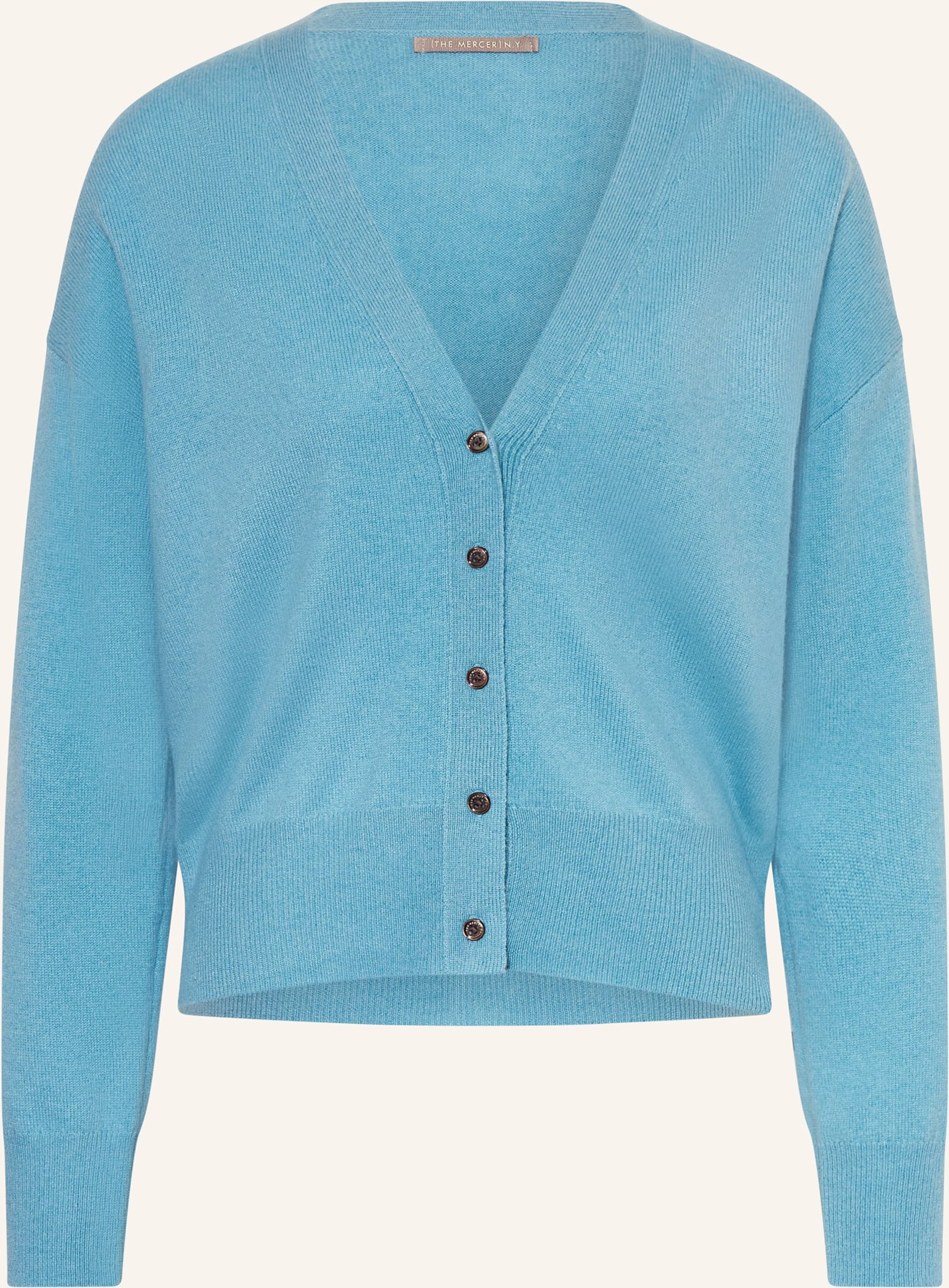 Thumbnail - (The Mercer) N.Y. Strickjacke Aus Cashmere blau