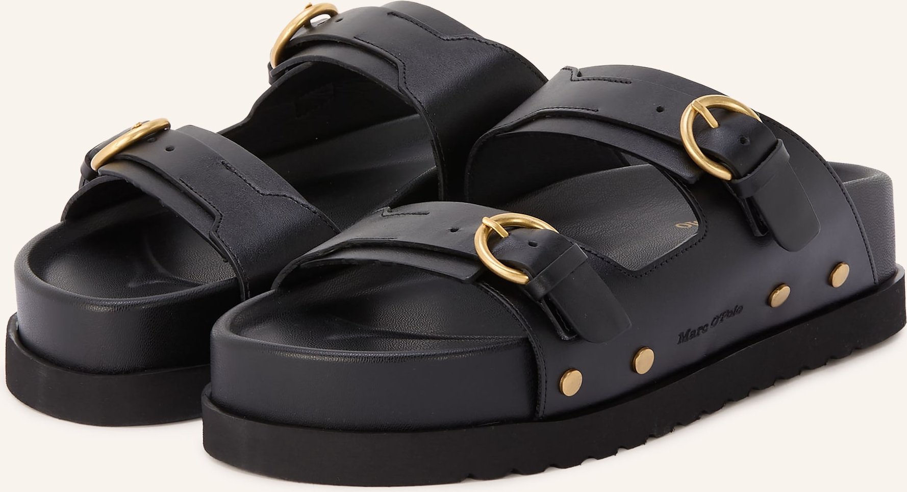 Marc O'polo Pantoletten schwarz