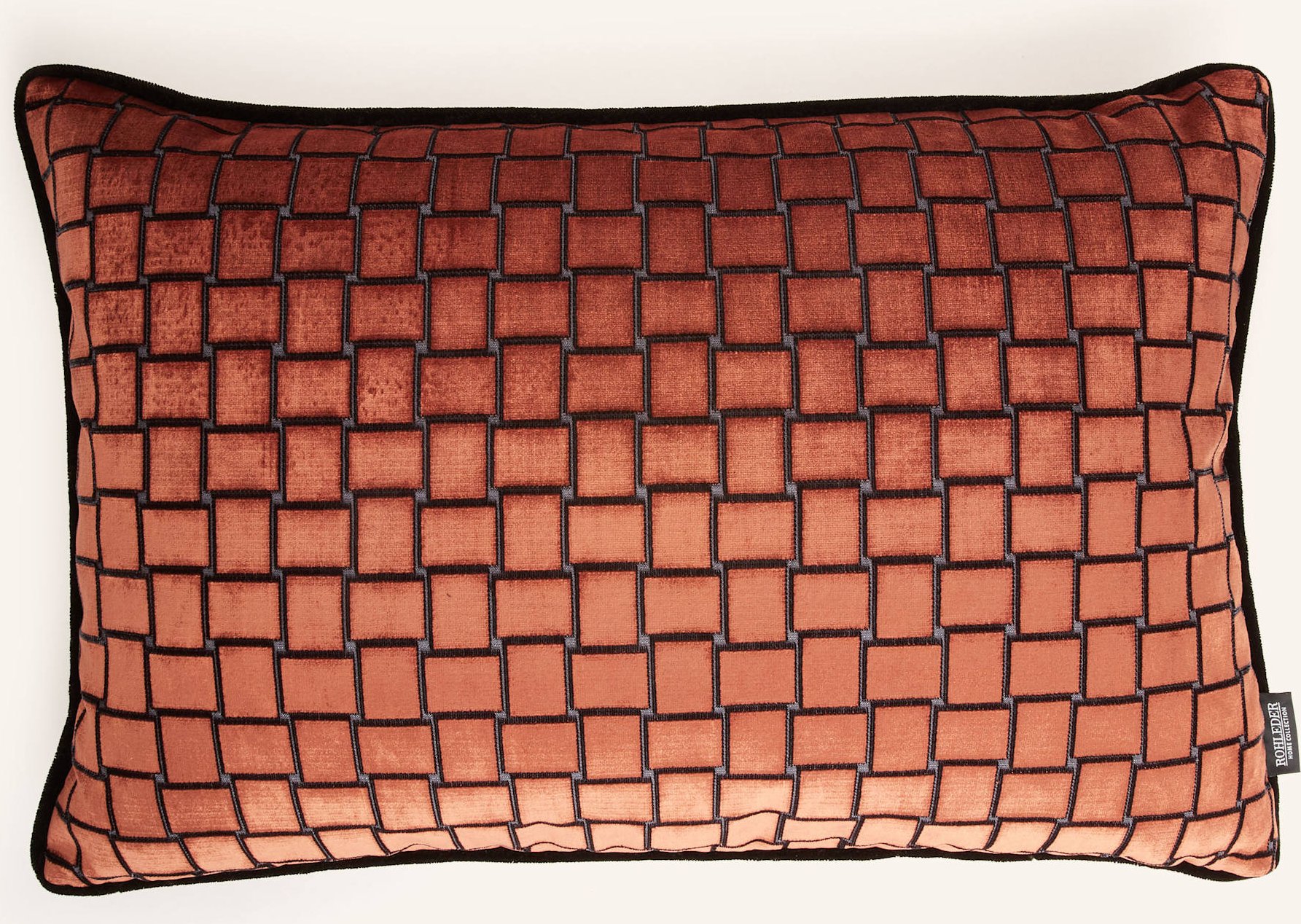 Rohleder Dekokissen Moonraker Aus Samt orange