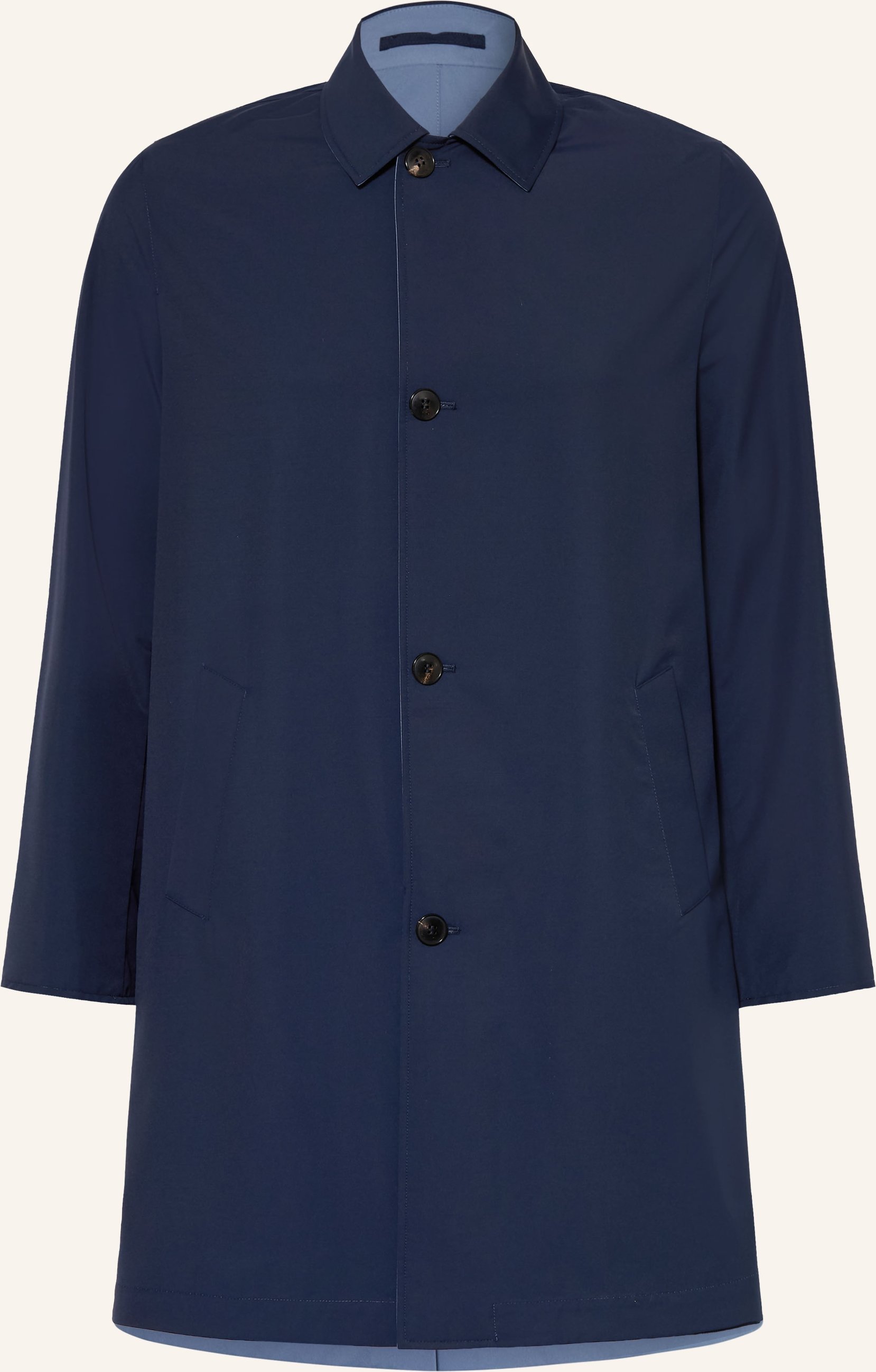 Manzoni 24 Mantel Zum Wenden blau