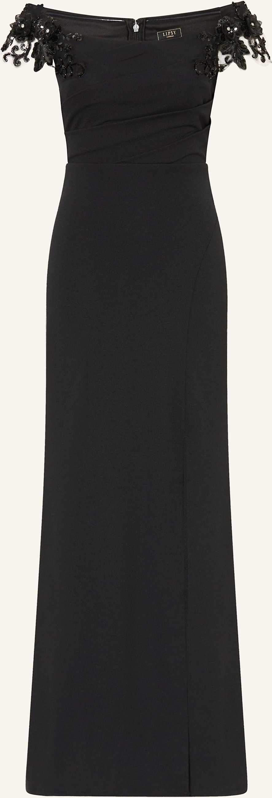Thumbnail - Lipsy Abendkleid Mit Spitze Und Schmucksteinen schwarz